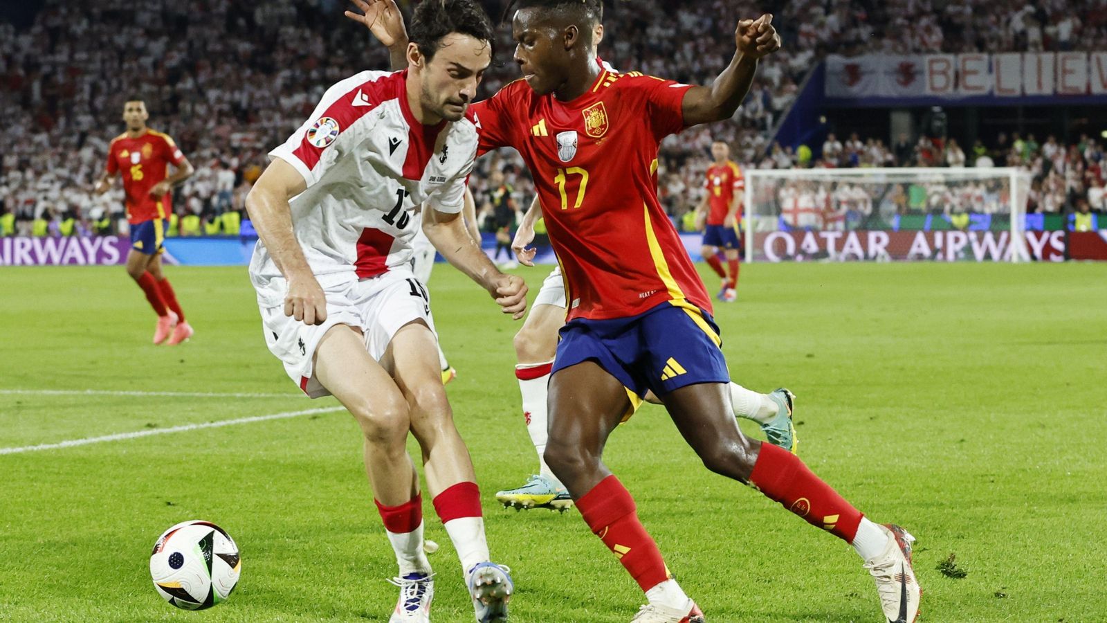 Las mejores fotos de la goleada de España a Georgia