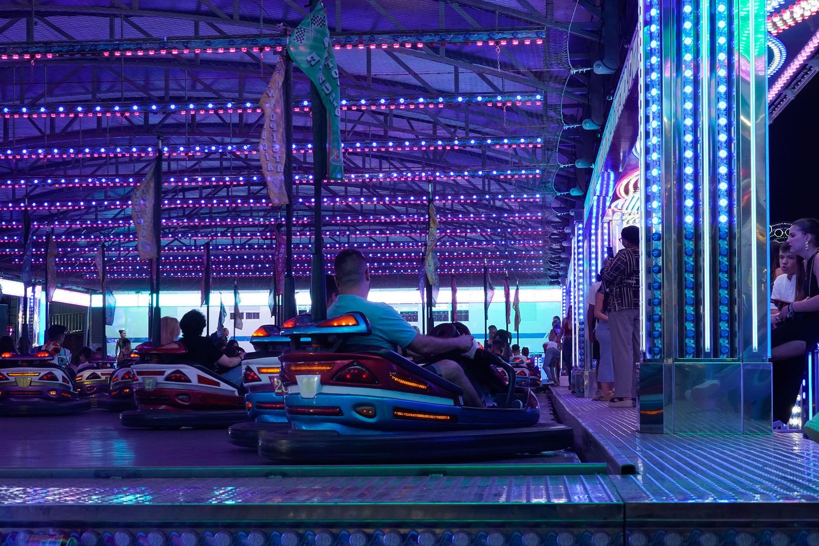 Imágenes del ambiente de Colombinas el día 4 de agosto