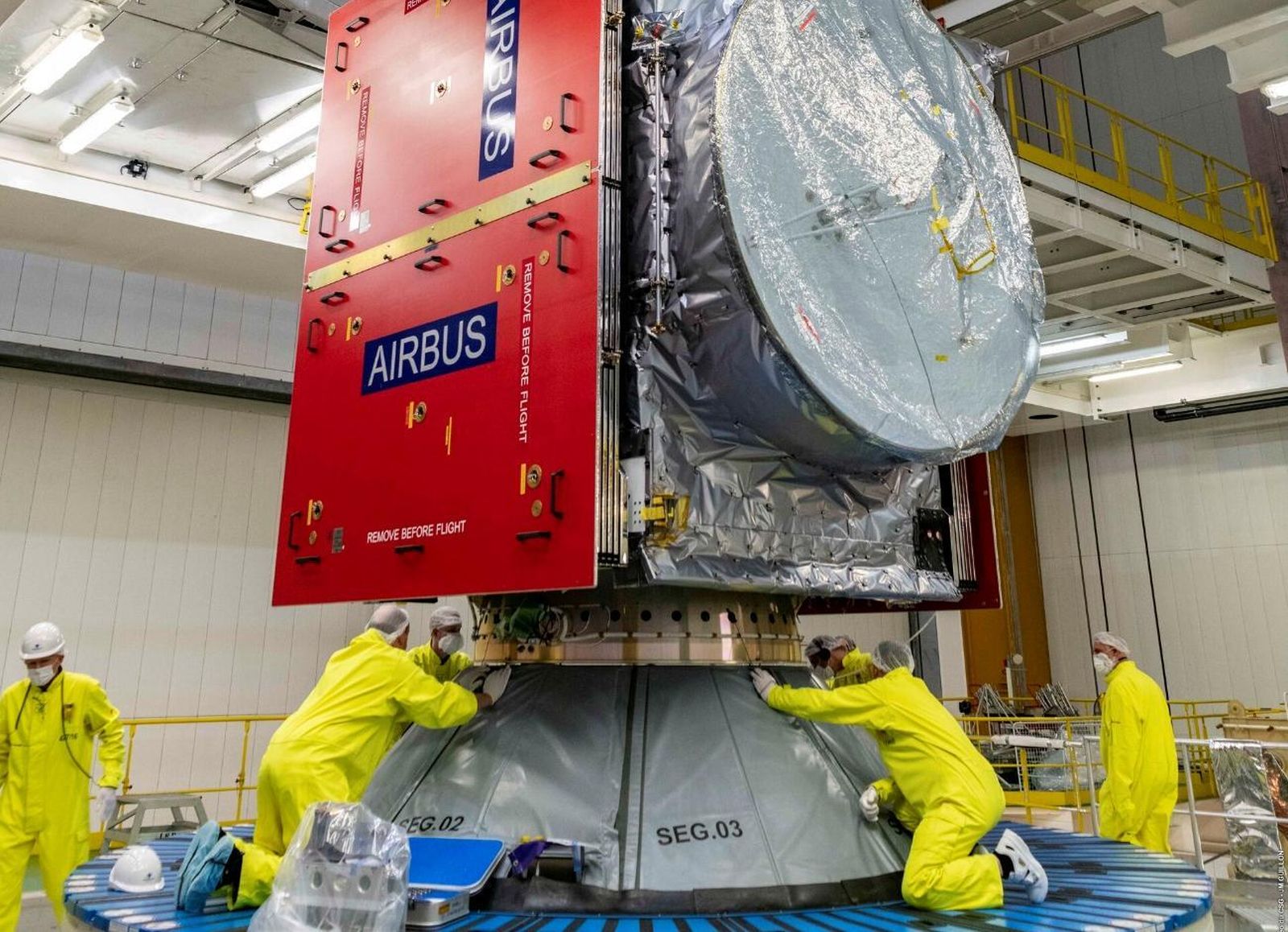 Imagen del ensamblaje de la sonda 'Juice'