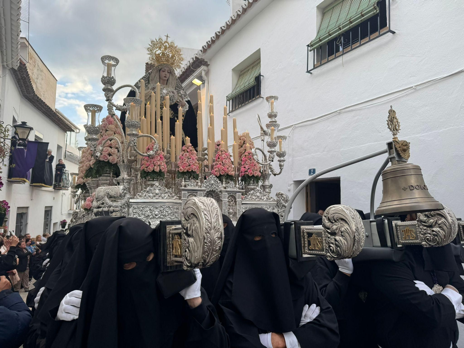 El Nazareno el Jueves Santo en Mijas, en imágenes