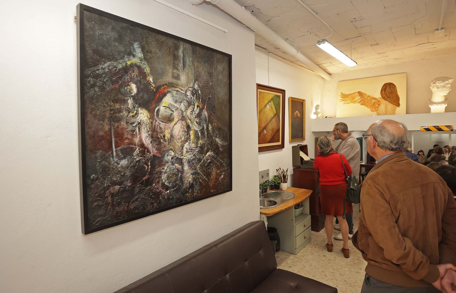 Fotos de la exposición de Juan Zahara en la asociación cultural Alarte de Algeciras