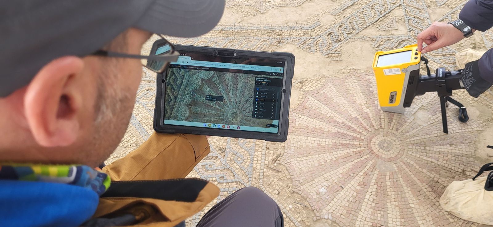 Análisis elemental mediante fluorescencia de rayos X en el mosaico de los Octógonos de Cástulo.