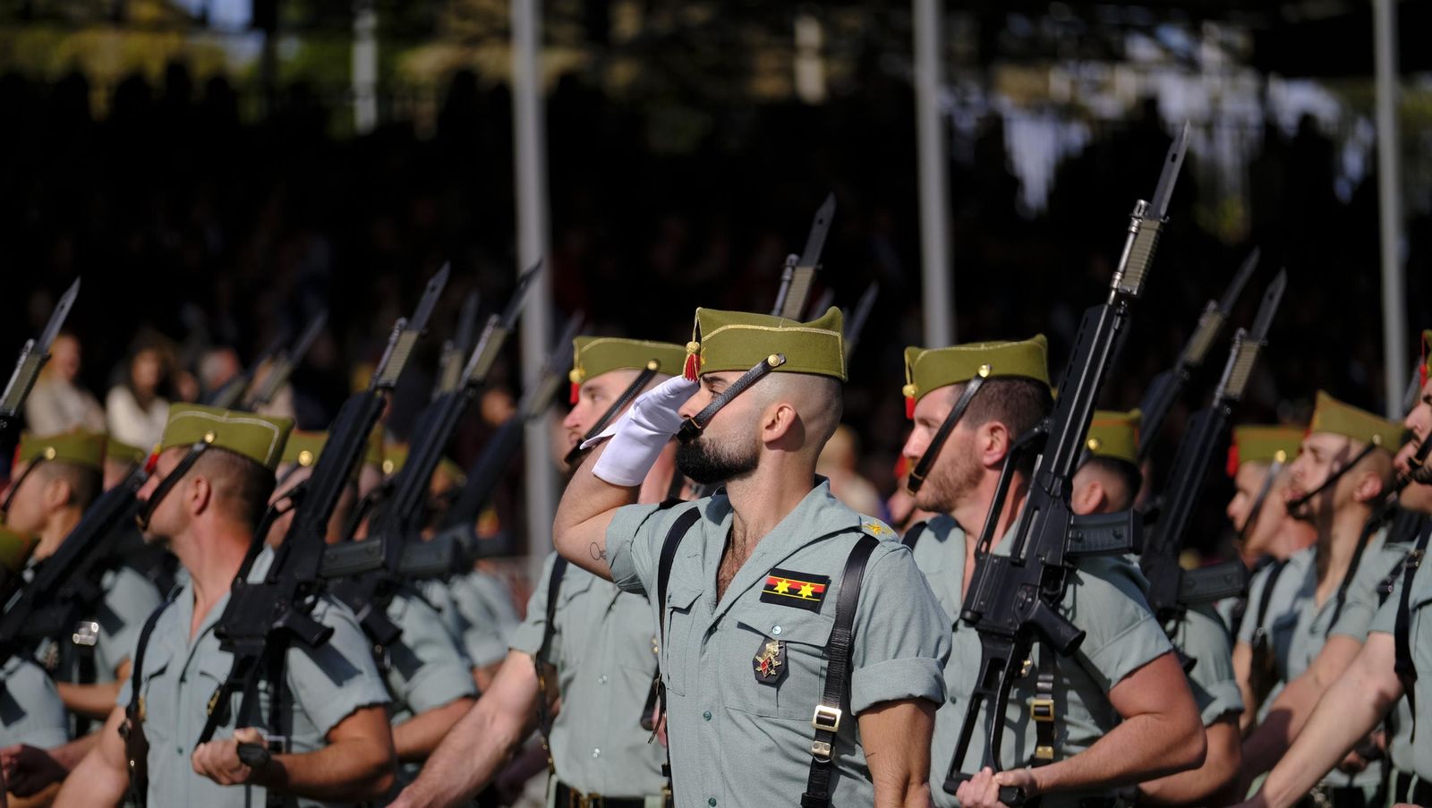 Conmemoración del Combate de Edchera en la Base Álvarez de Sotomayor de La Legión, en imágenes