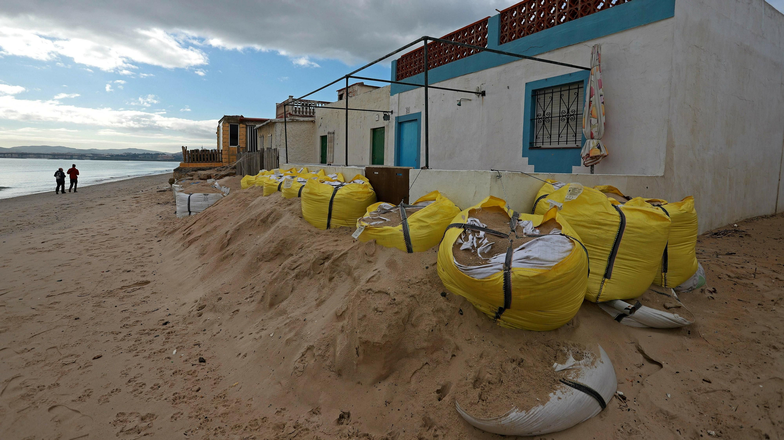 Pérdida de arena en la playa de El Rinconcillo