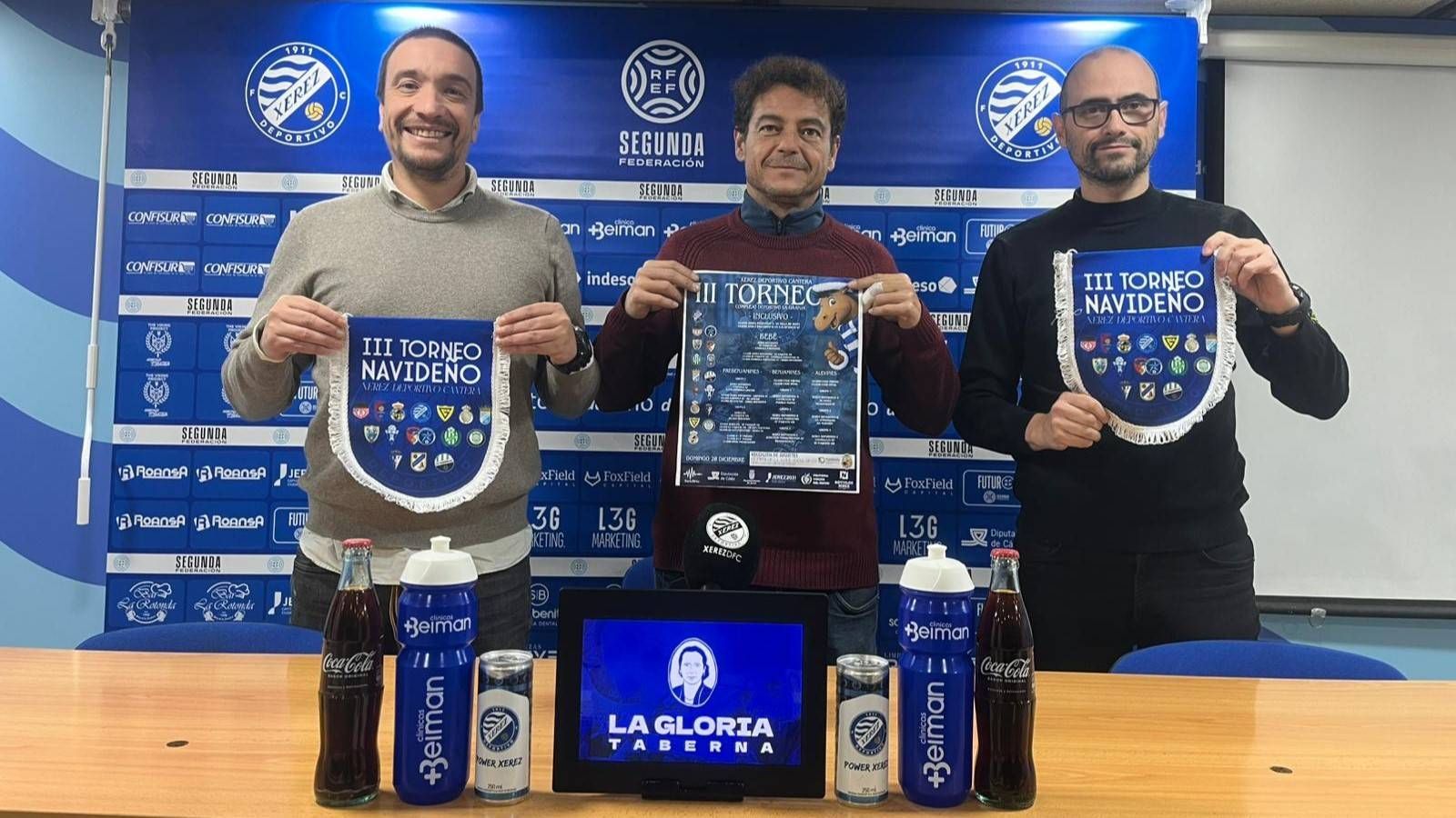 El III Trofeo Navideño de la Cantera del Xerez DFC se ha presentado en Chapín.