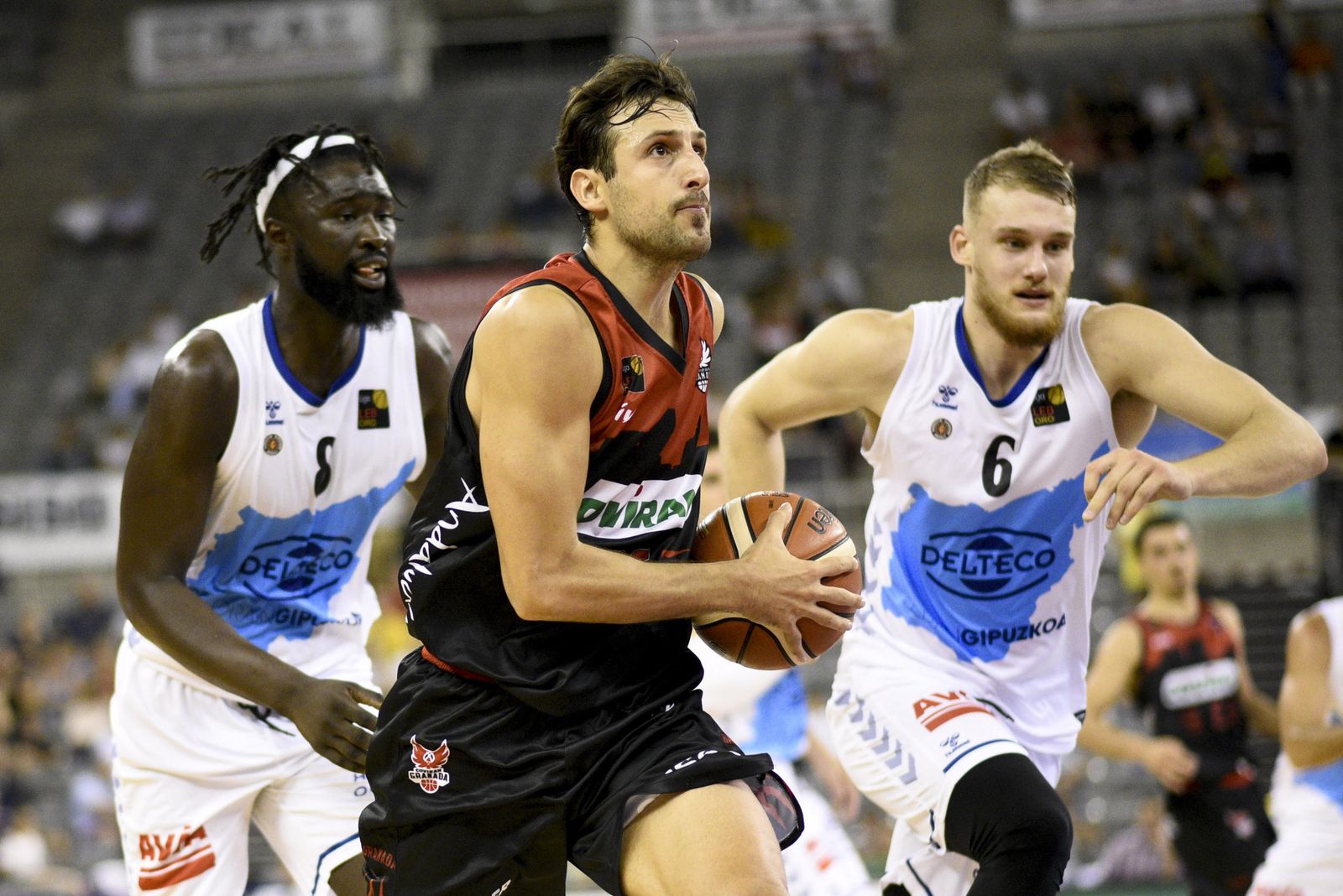 Carlos de Cobos, en el primer partido de la pasada temporada