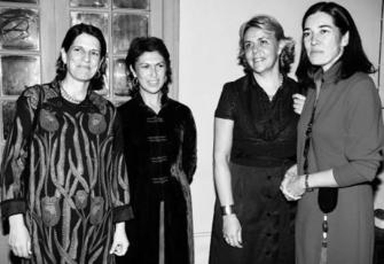 Sofía Barroso;  la duquesa de Escalona, Rocío Silva y la diseñadora madrileña Teresa Palazuelo.