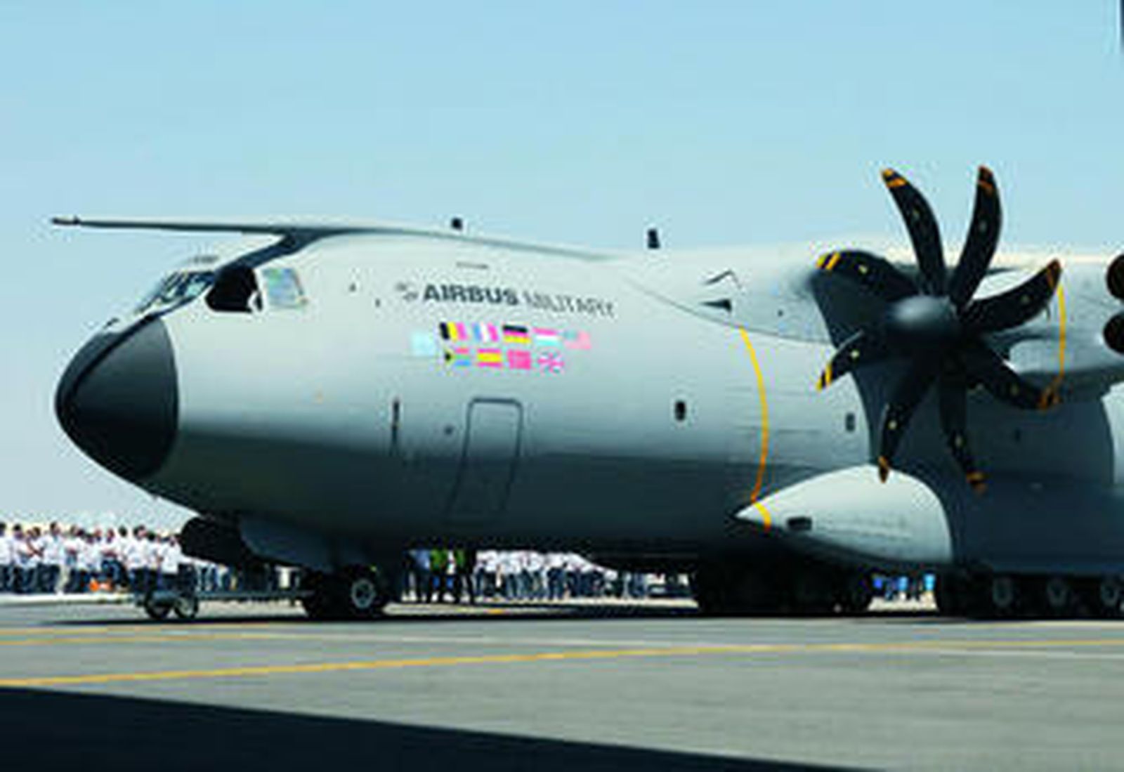 Bautizo del A400M hace un año en Sevilla.