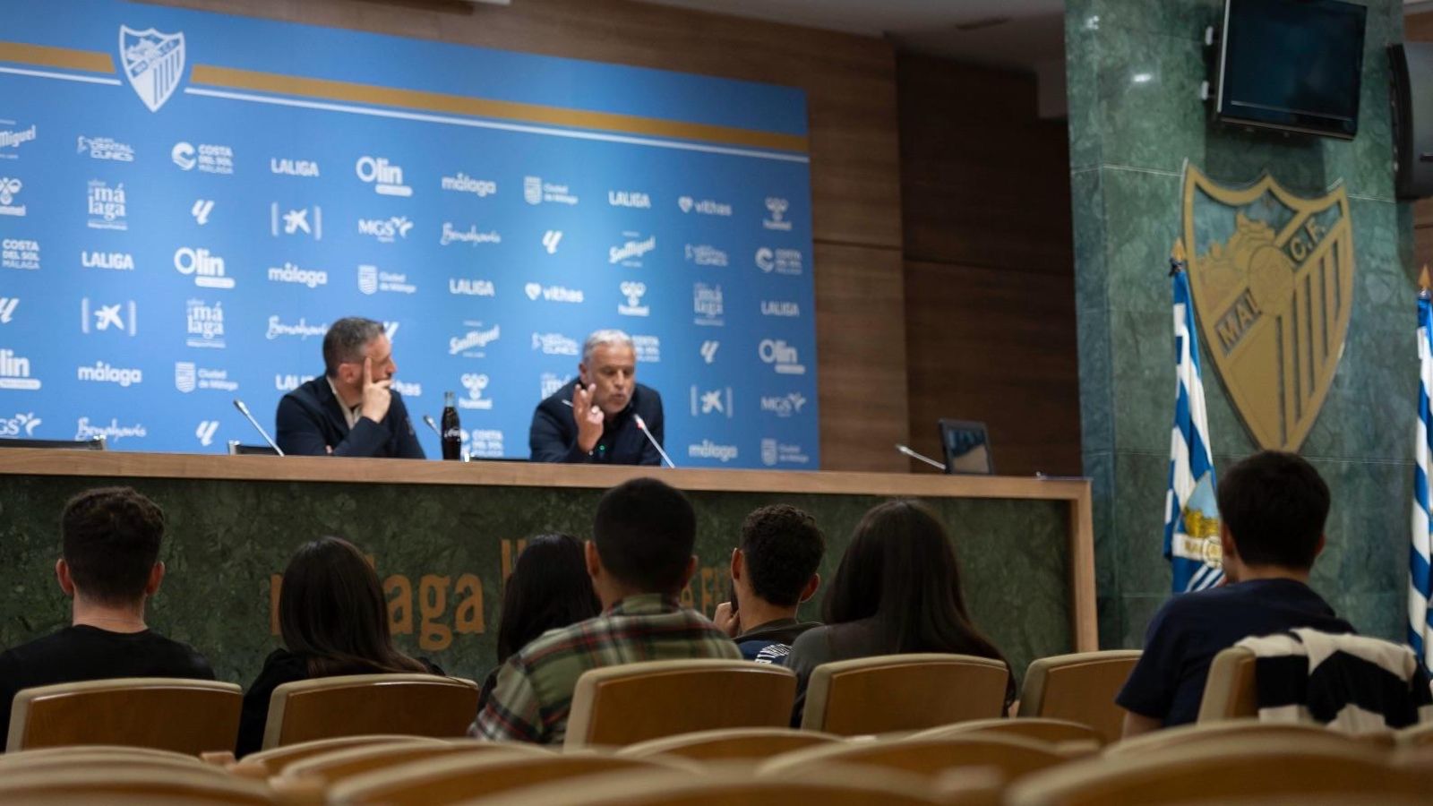 Sergio Pellicer e Ibon Navarro durante la sesión
