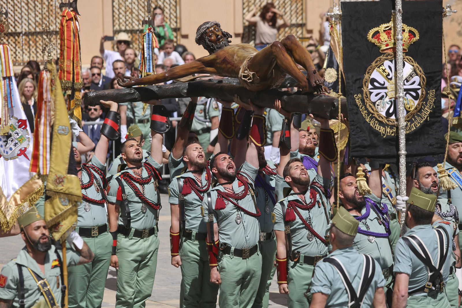 Las fotos de la Legión, en el Jueves Santo de Málaga