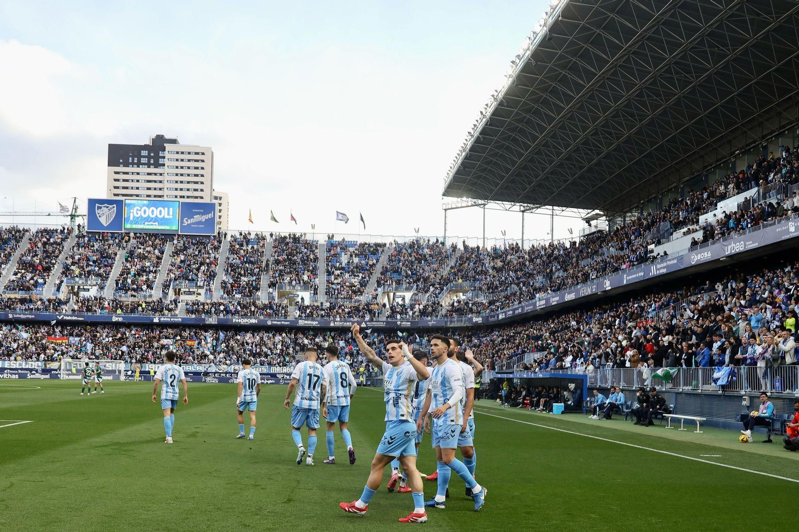 El Málaga CF-Racing de Ferrol, en fotos