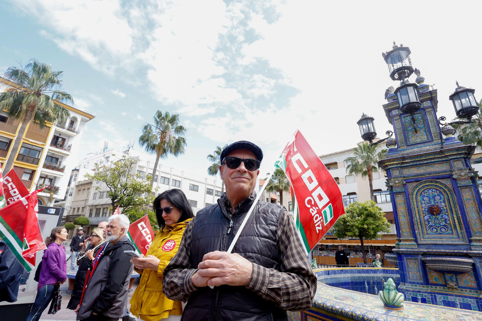 Fotos de la manifestación del Primero de Mayo en Algeciras