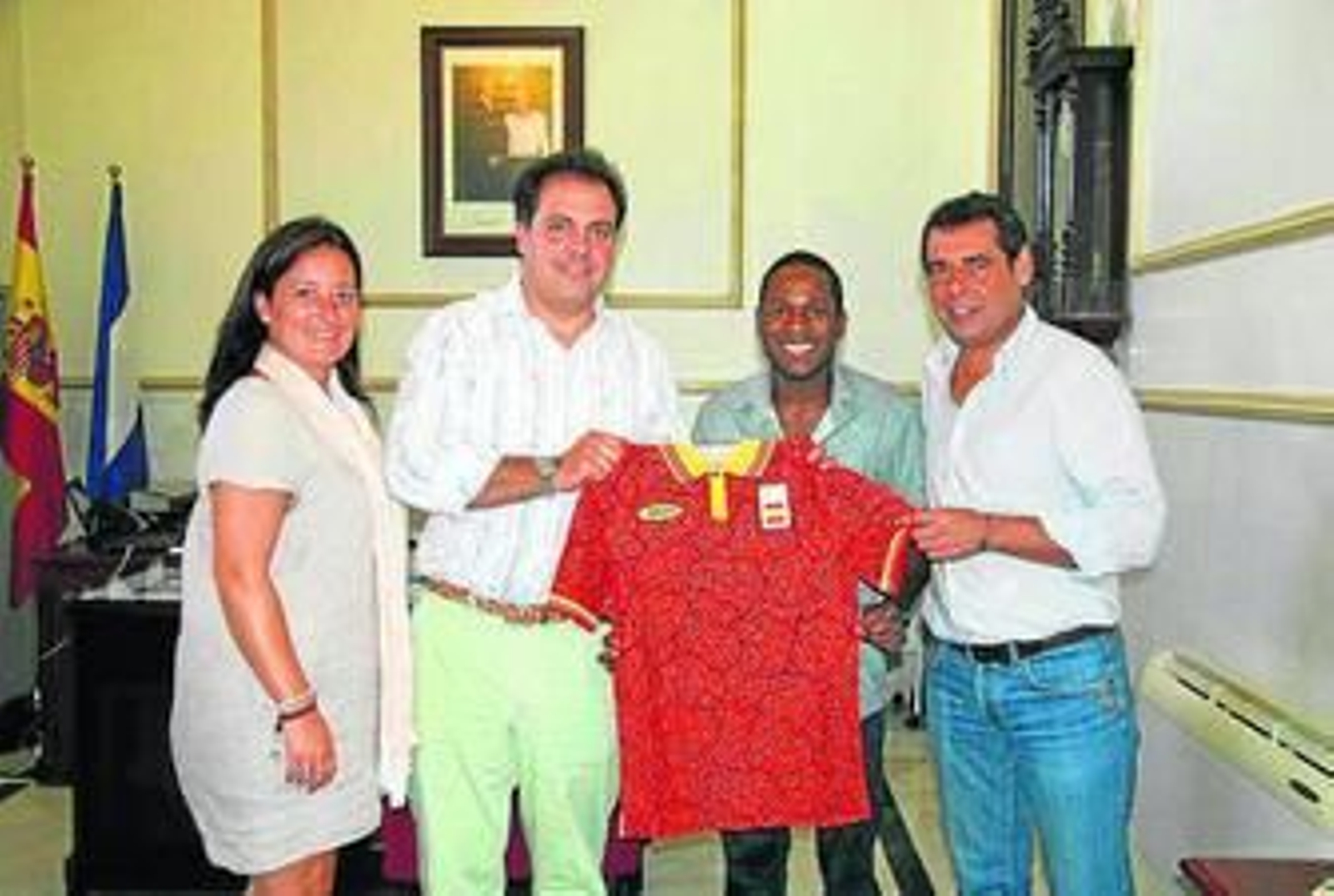 Mariló Cruzado, Juan Carlos Duarte, De la Nieve y Manuel Bueno.