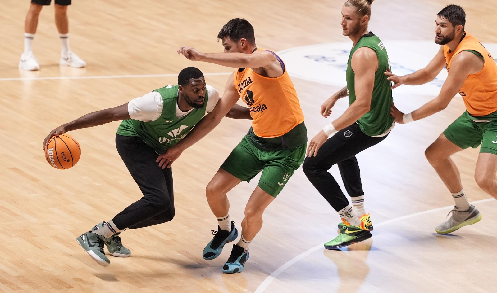 Imagen de un entrenamiento reciente.