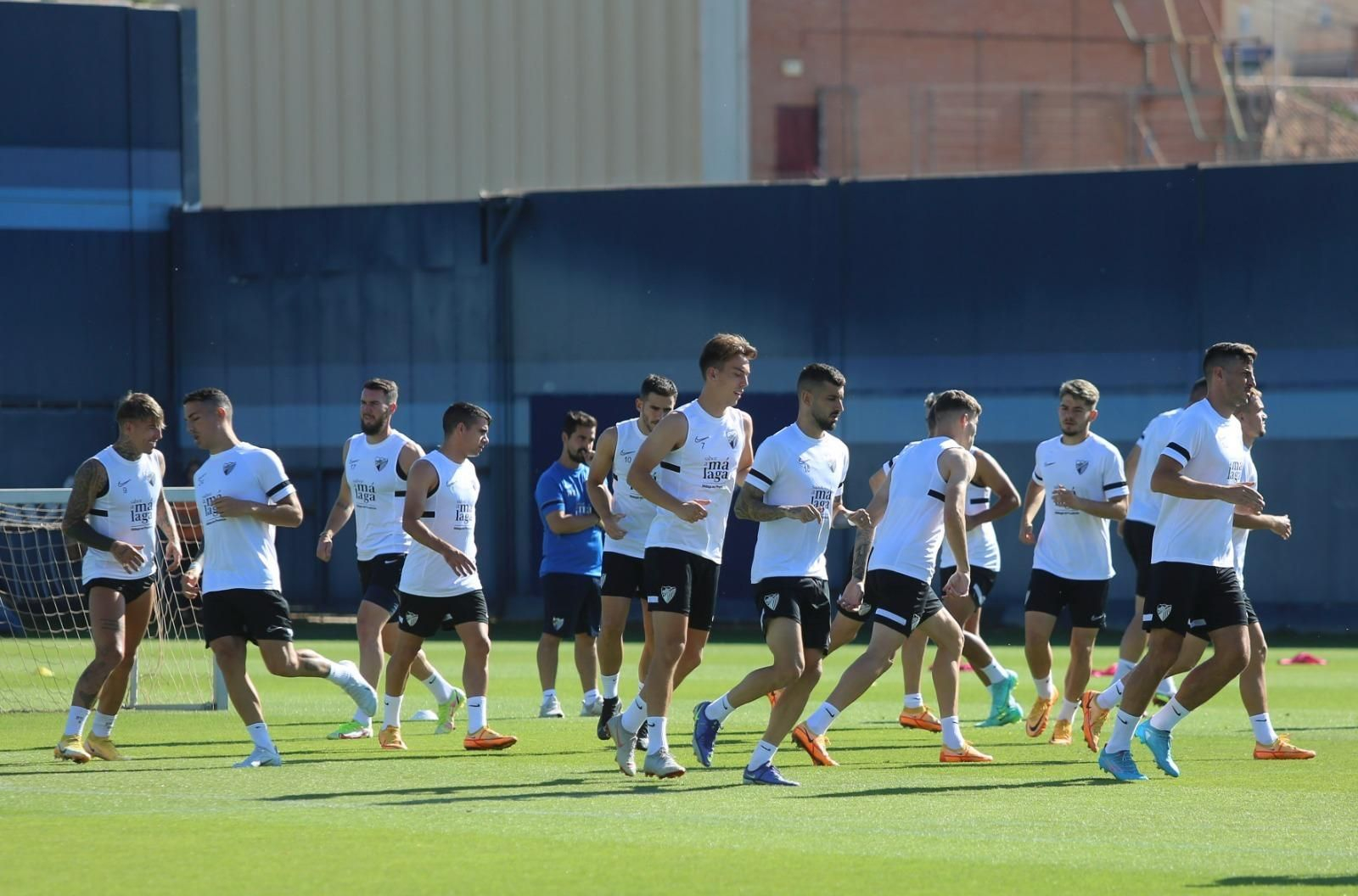 El Málaga CF en su última semana de entrenos. El Málaga CF en su última semana de entrenos.