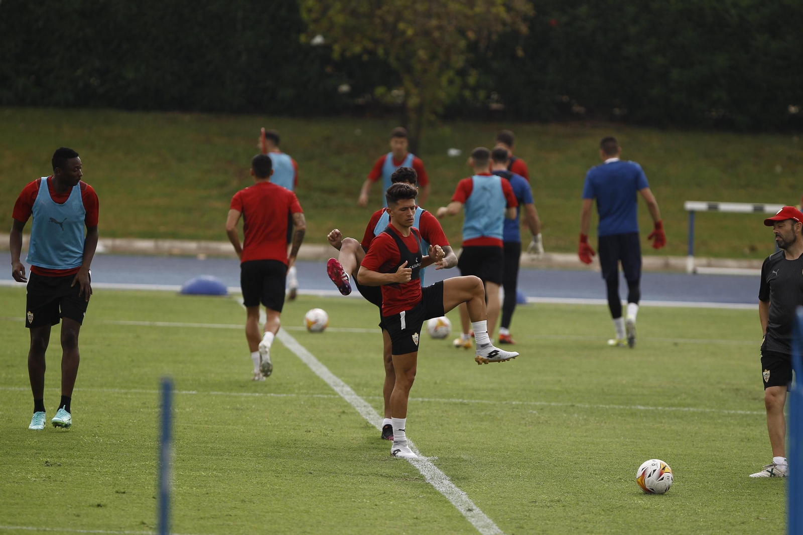 Fotogalería entrenamiento U.D. Almería