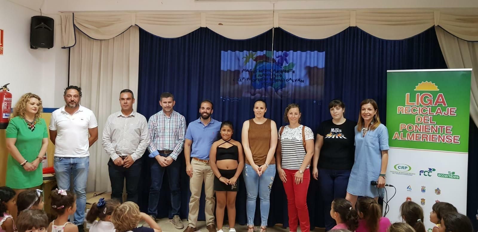El CEIP Tierno Galván, ganador de la II Liga del Reciclaje del Poniente