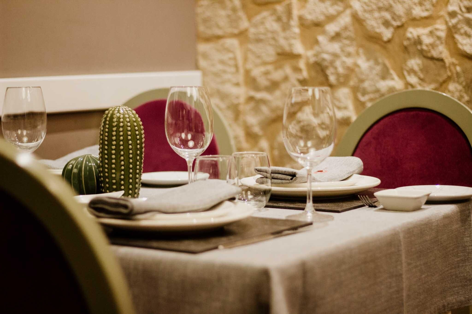 Salón principal del restaurante El Envero