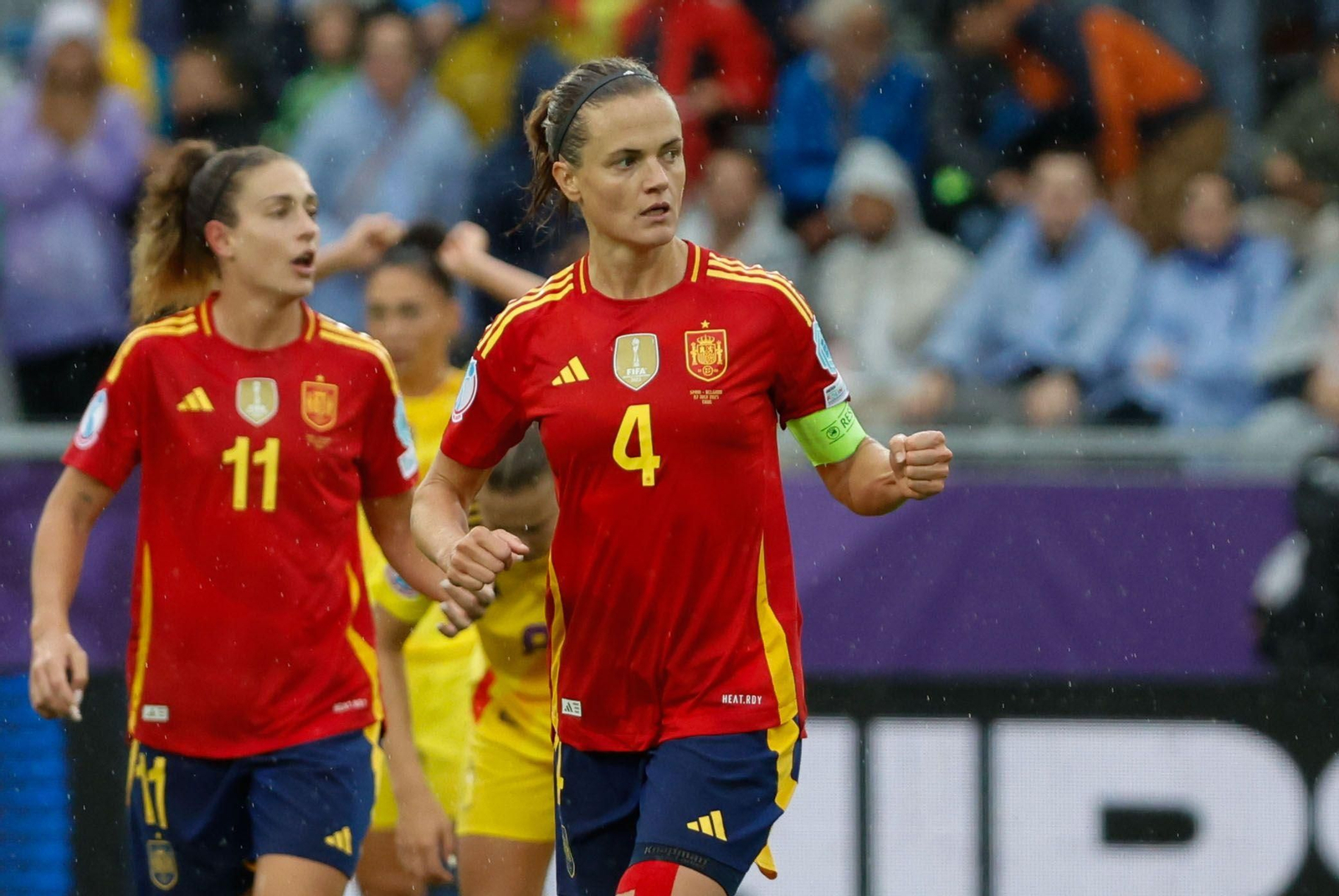 Las fotos de la goleada de España sobre Bélgica en la Eurocopa femenina