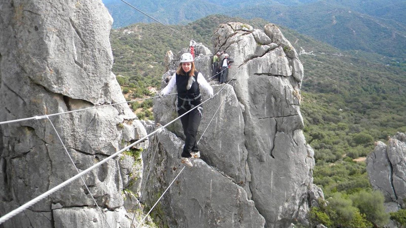 La vía ferrata de Gaucín, Castillo del Águila.