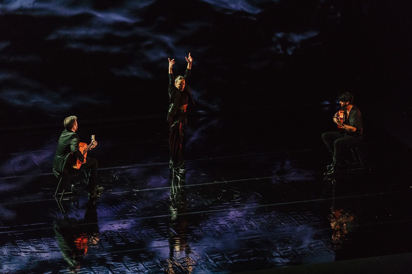 Un momento de ‘Al fondo riela’, el espectáculo que Rocío Molina presenta hoy en el Teatro Falla.