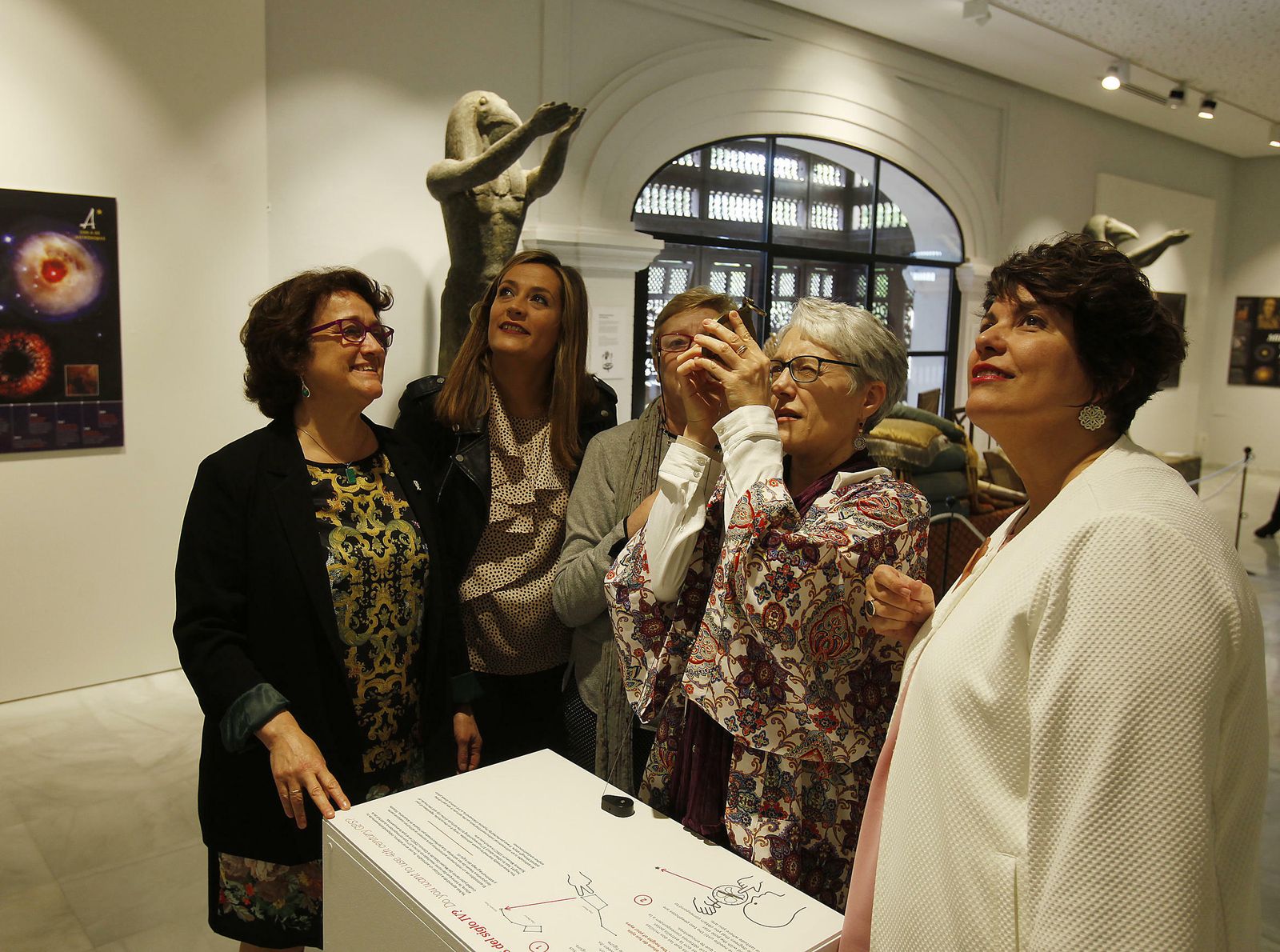 Exposición 'Con A de astrónomas', en el Museo de la Ciencia.