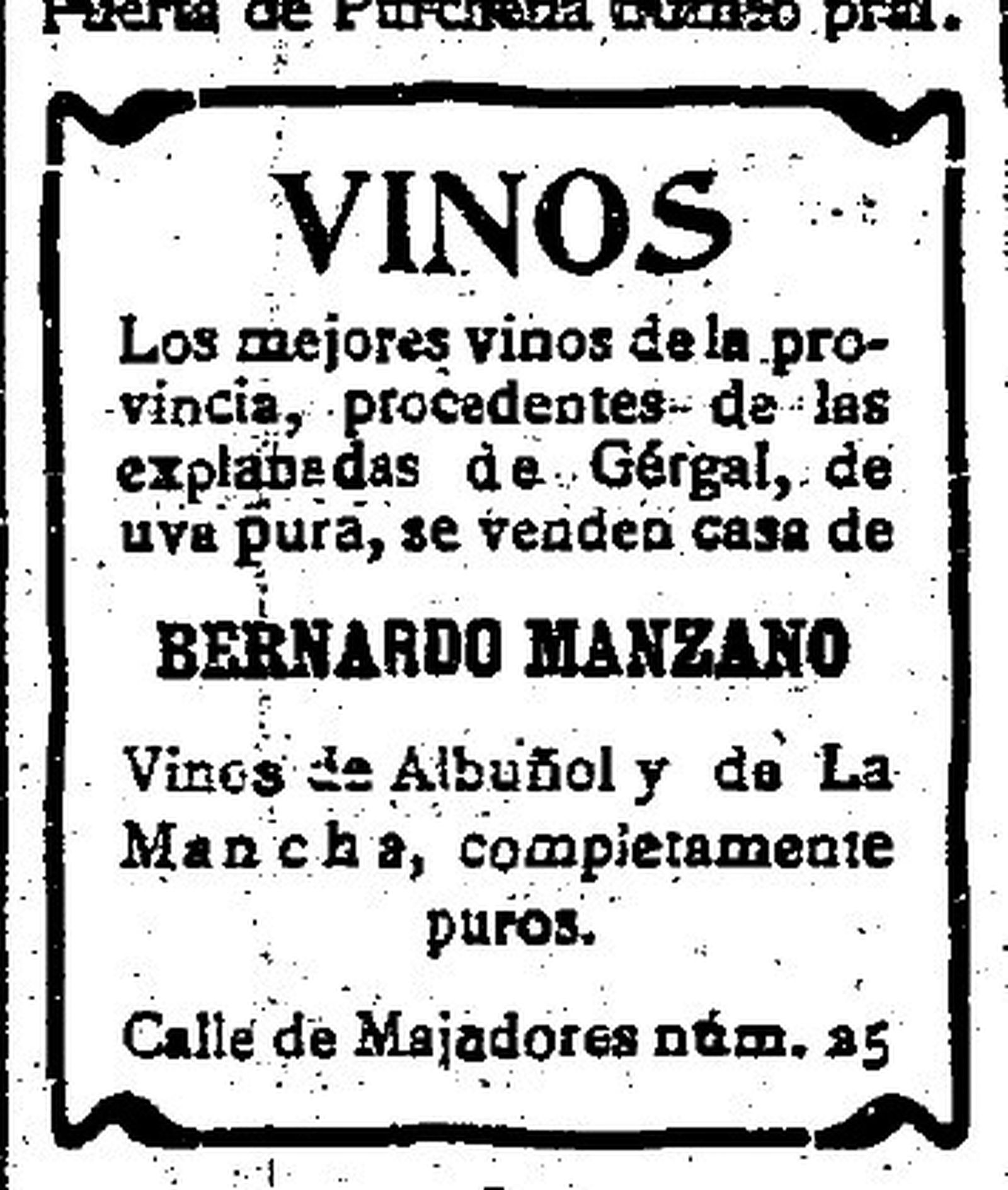 Bodega Bernardo Manzano
