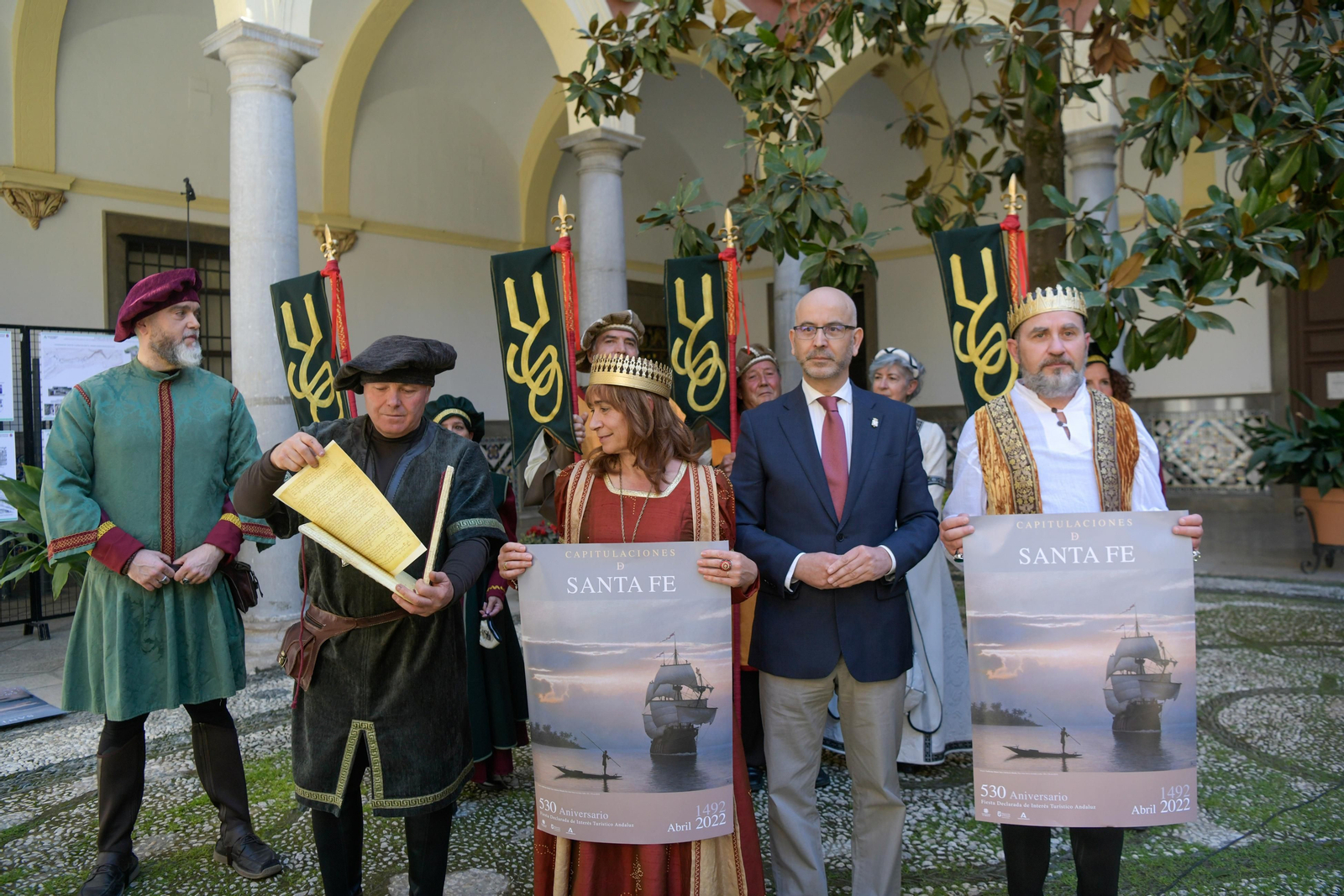 El hermanamiento de Santa Fe y Granada, en imágenes