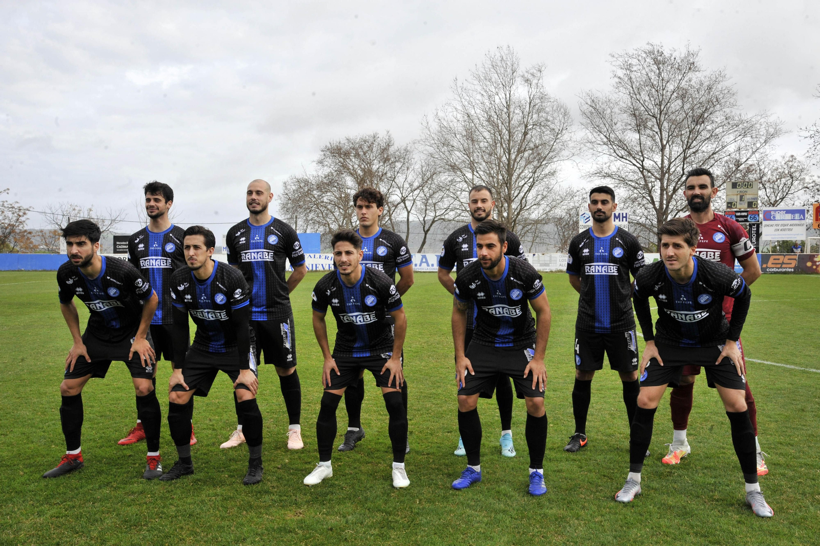Formación inicial que presentó el Xerez DFC.