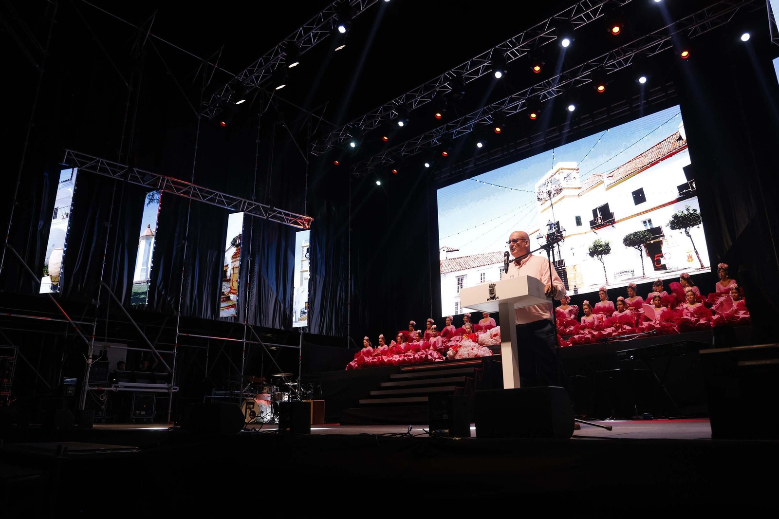 Las fotos del acto de coronación y el pregón de la Feria Real de San Roque