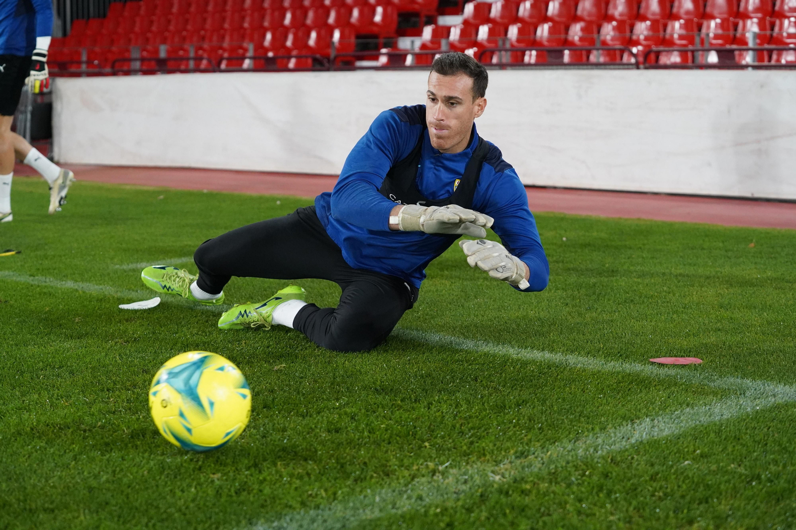 Fernando, en el entrenamiento.