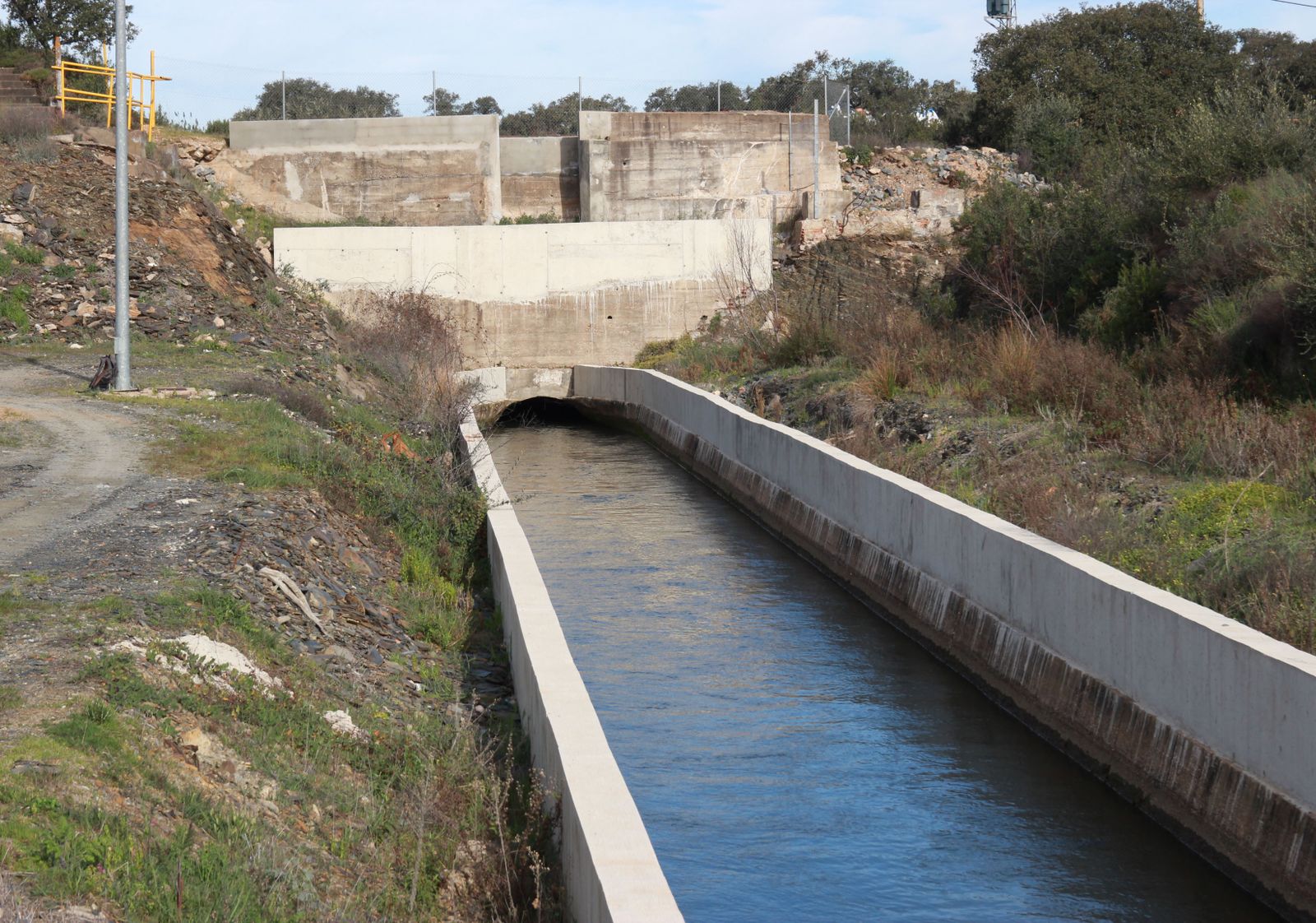 Imagen del estado actual del túnel de San Silvestre, todavía sin desdoblar.