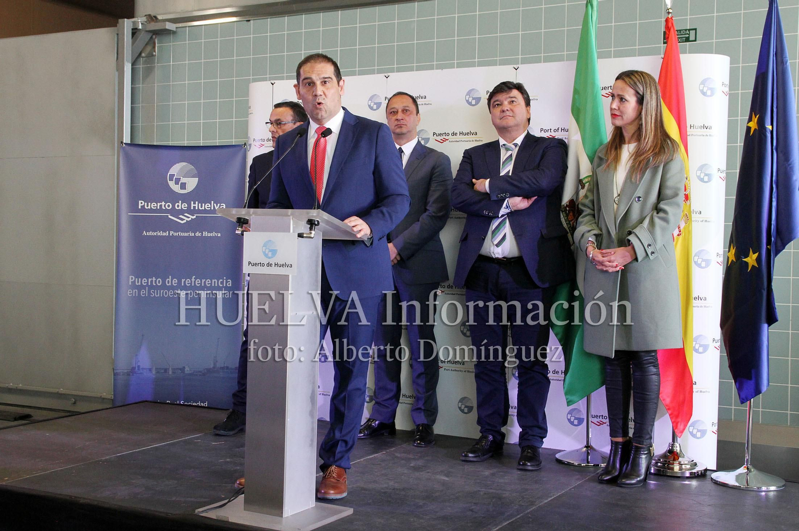 Inauguración de la Nueva Lonja del Puerto de Huelva, en imágenes