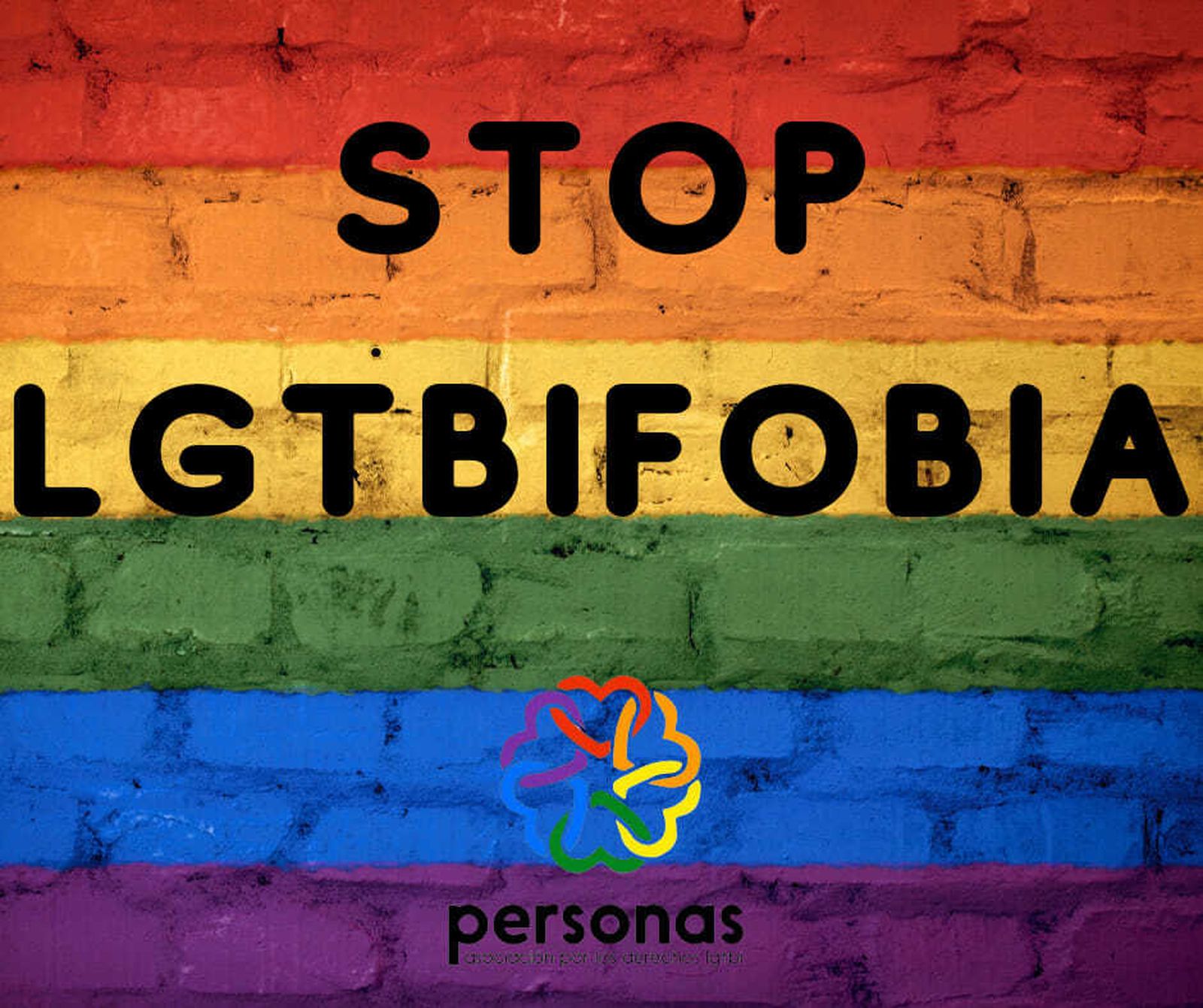 Imagen reivindicativa de la Asociación por los Derechos LGTBI 'Personas', de Sanlúcar.