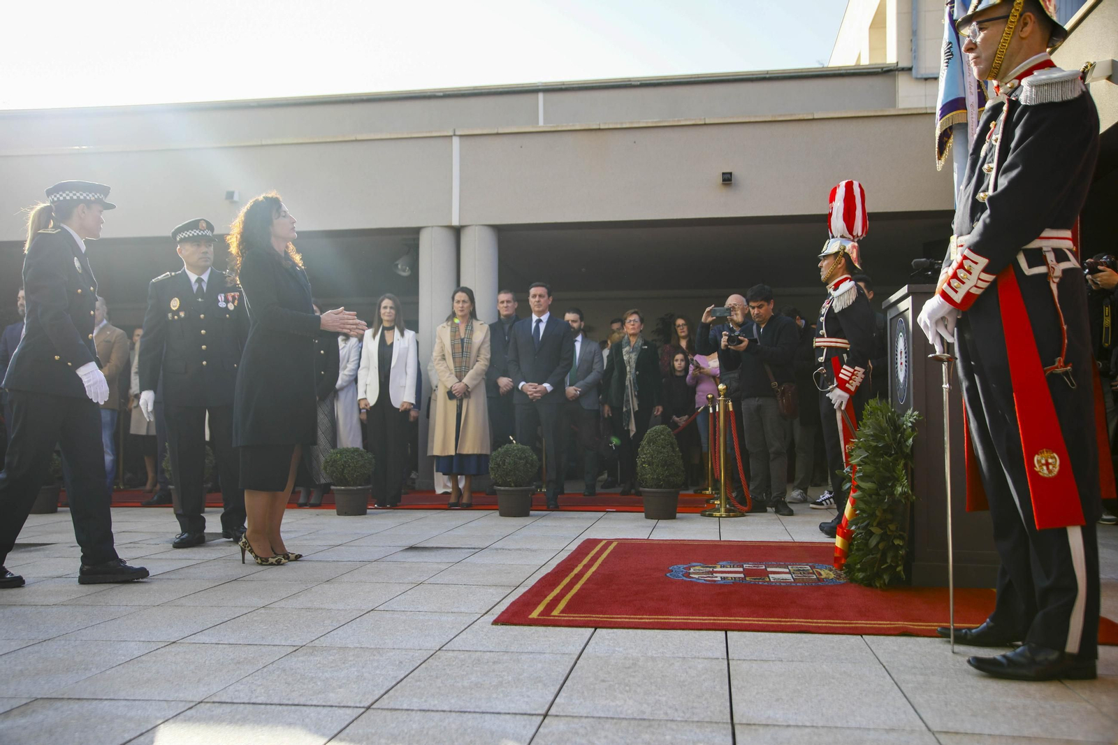 Las imágenes del acto institucional de la Policía Local de Almería con motivo de la festividad de su patrón, San Esteban