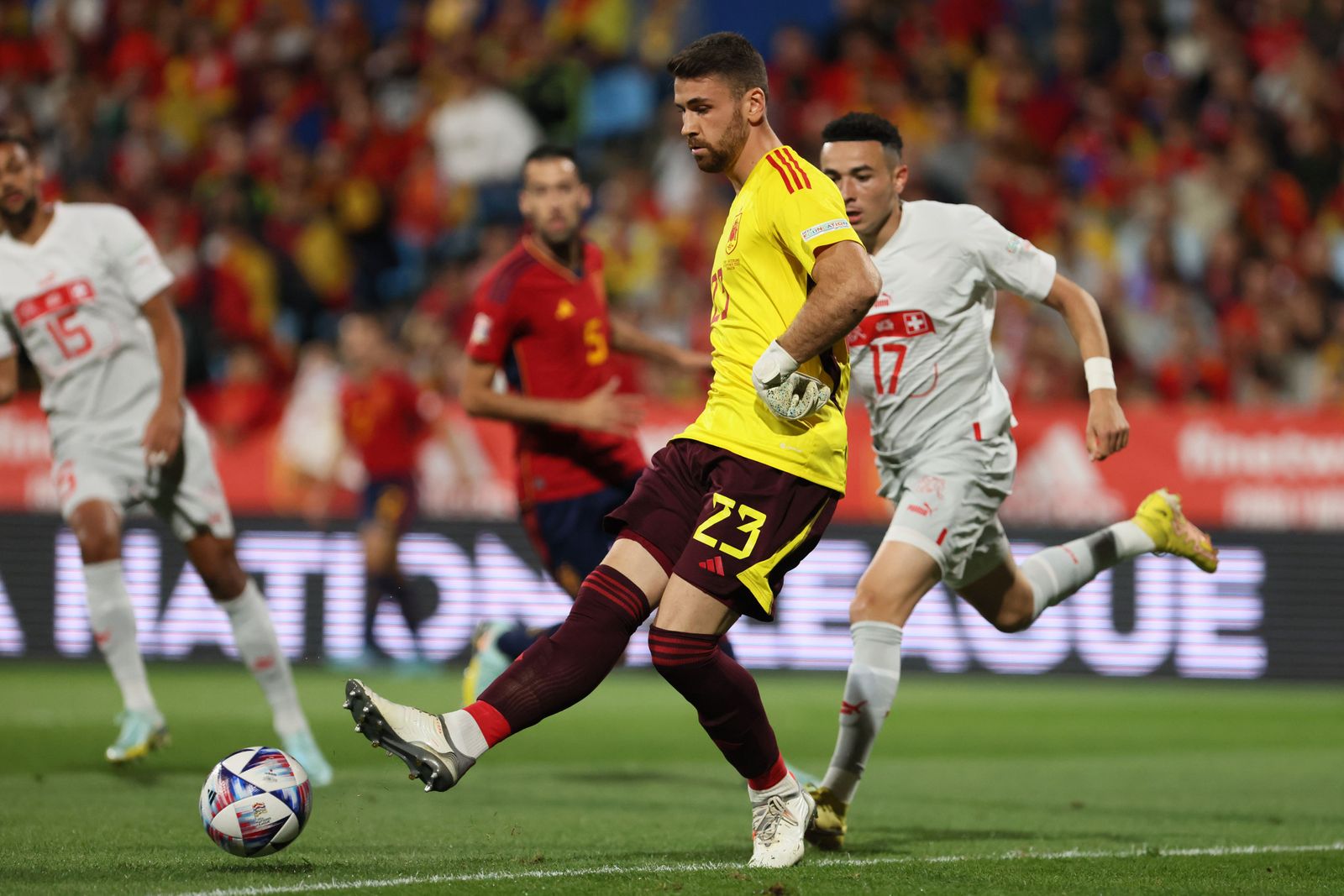 Las imágenes del España-Suiza