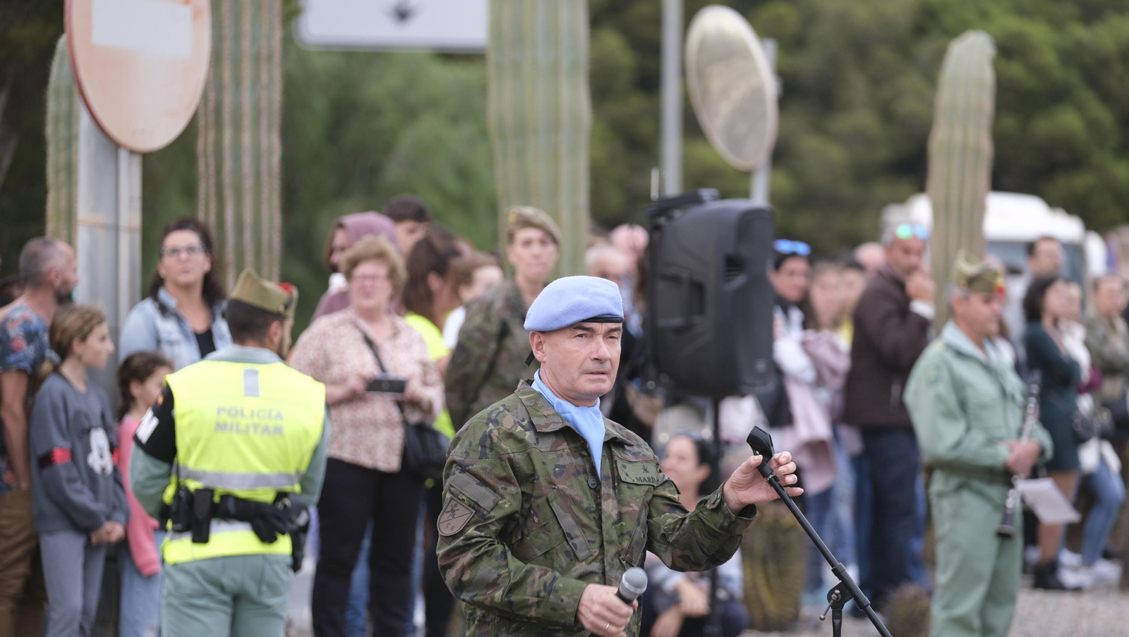 Imágenes de la salida del segundo contingente de La Legión con destino el Líbano