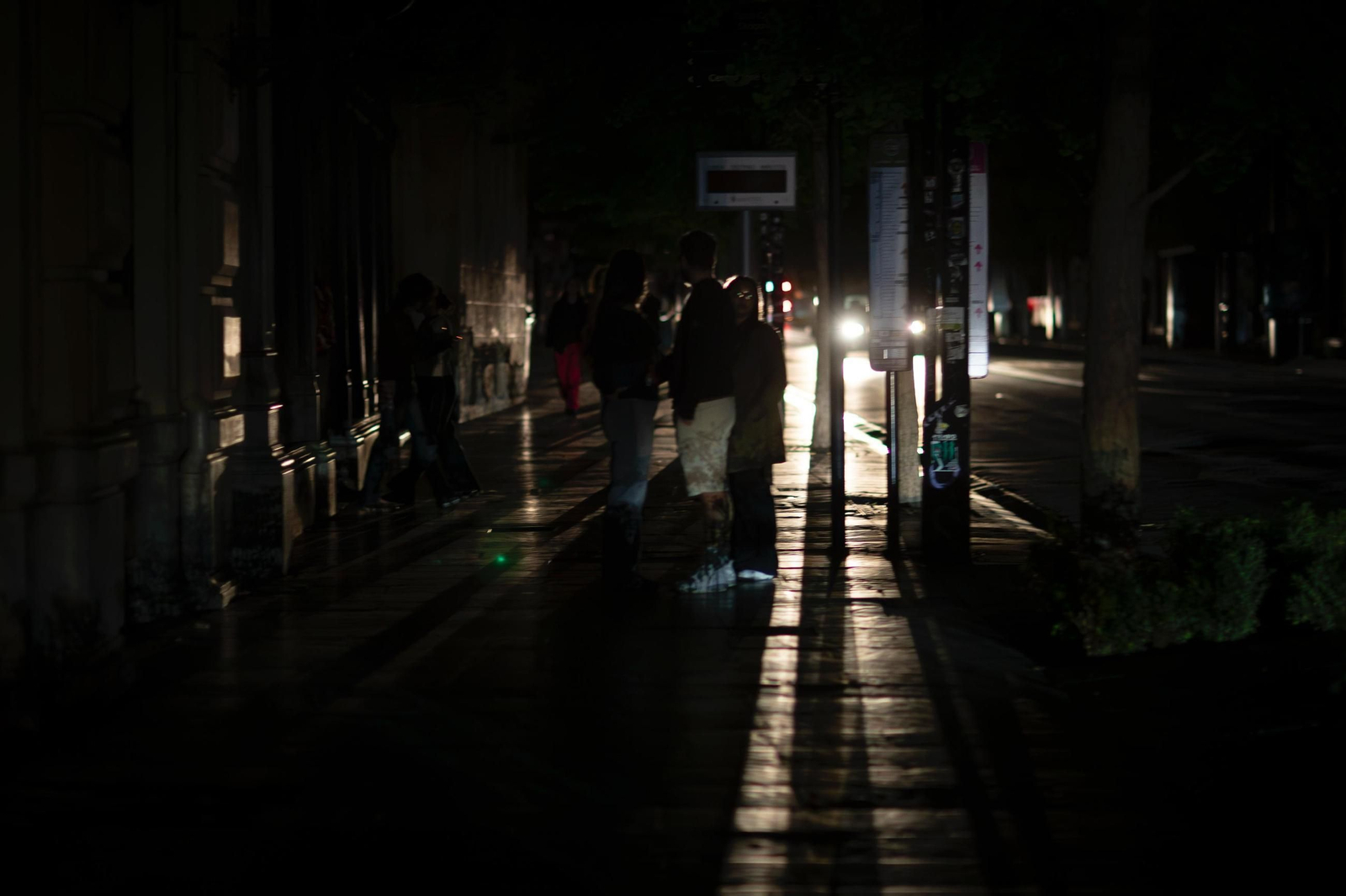 Apagón en Granada: las fotos de la noche más oscura