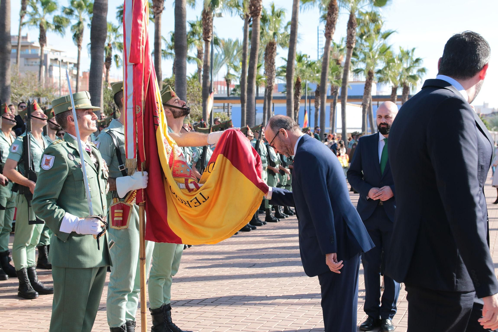 Jura de bandera civil en Las Almadrabillas