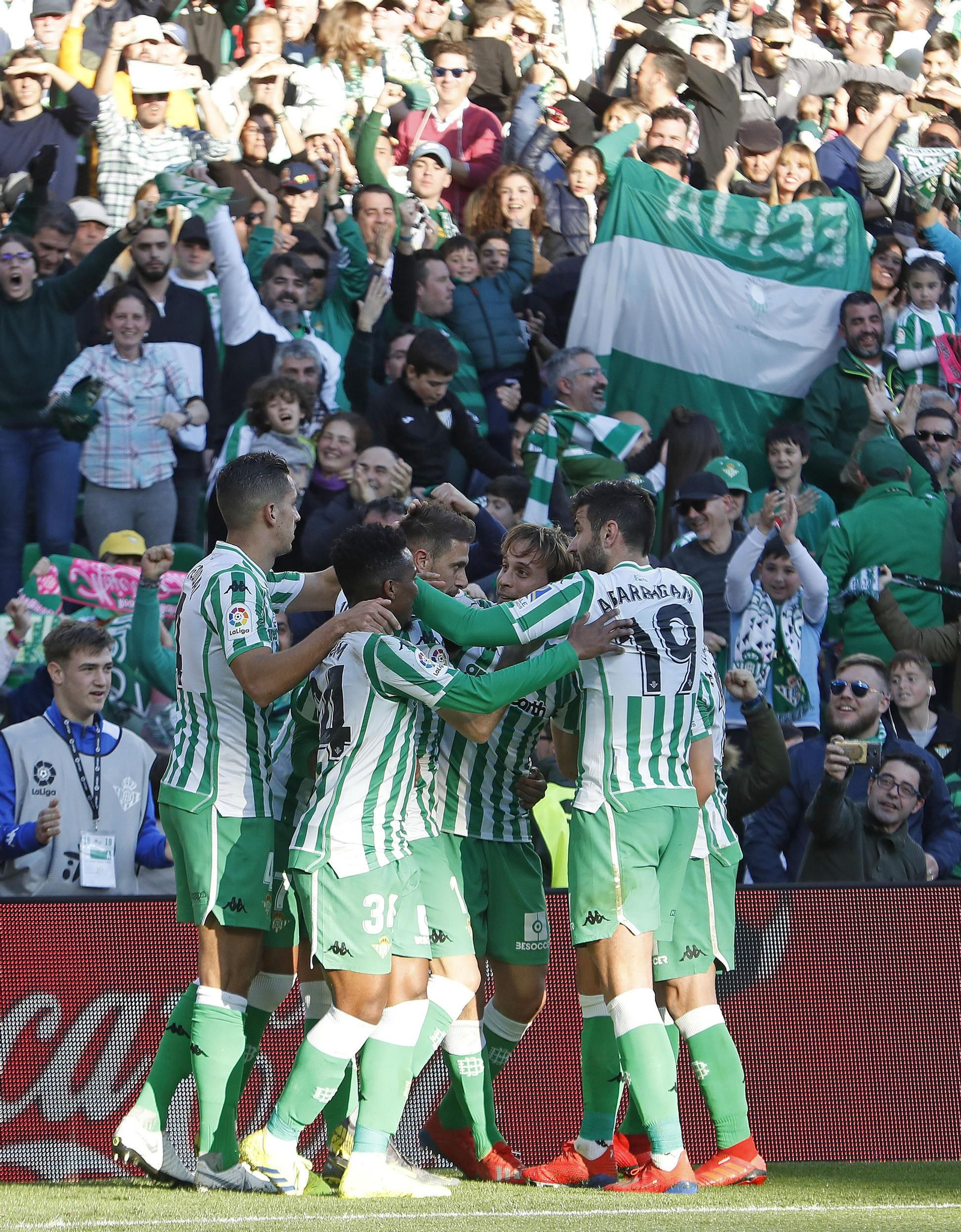 El Betis-Atlético de Madrid, en imágenes