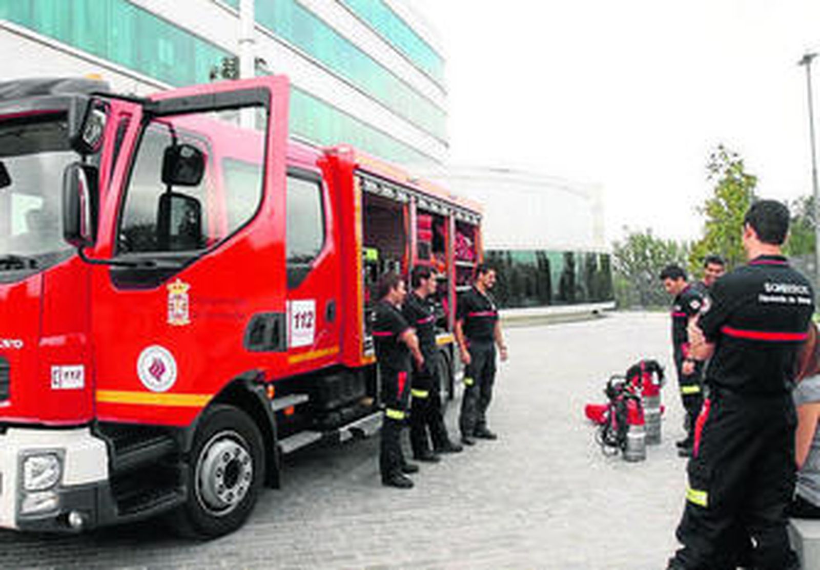 El camión de bomberos que se recupera para el parque móvil provincial.