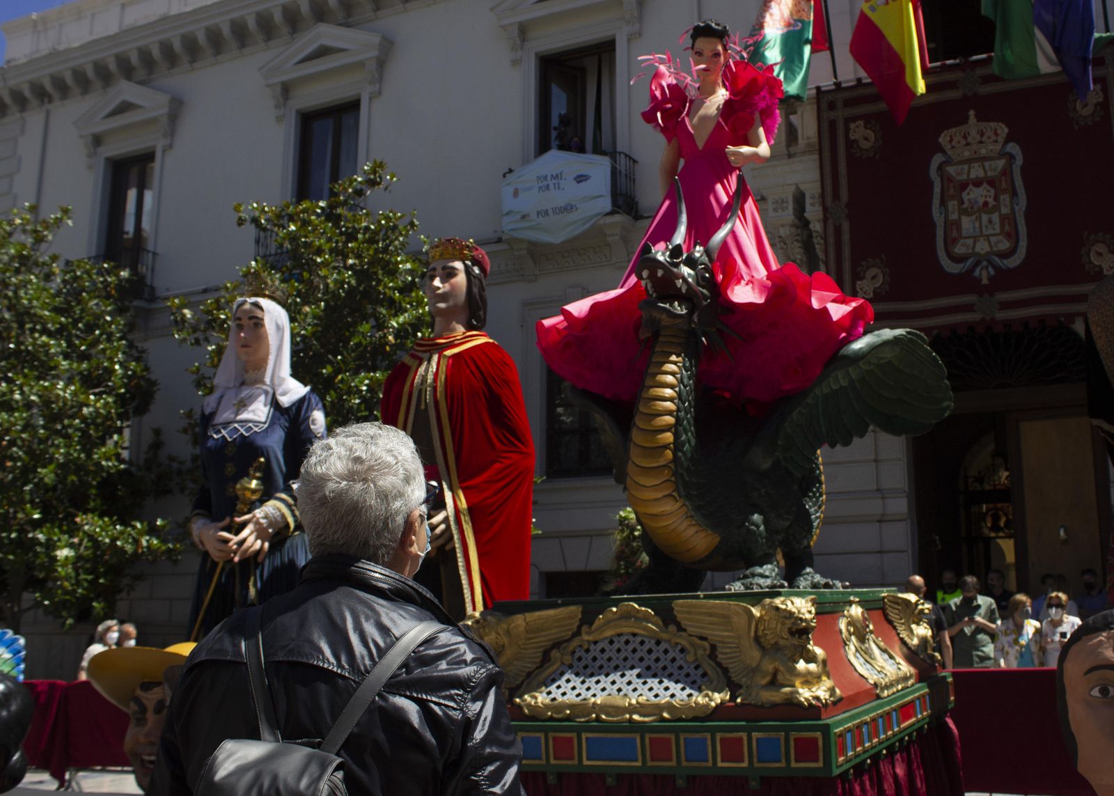 Fotos: así luce la Tarasca este 2021 en la Plaza del Carmen