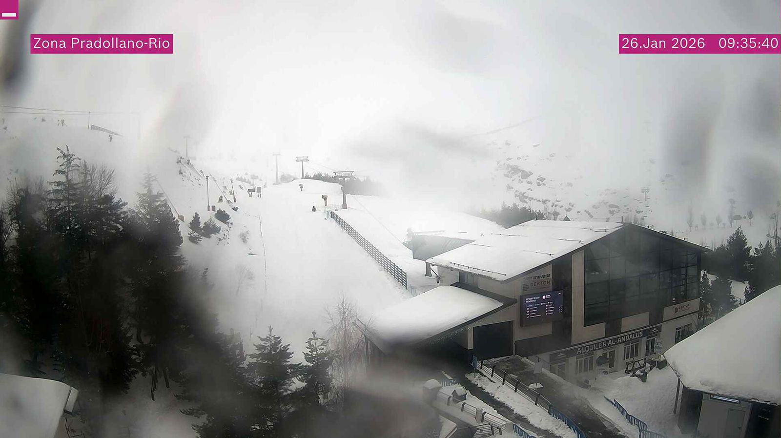 Imagen de la estación a primera hora de este lunes.