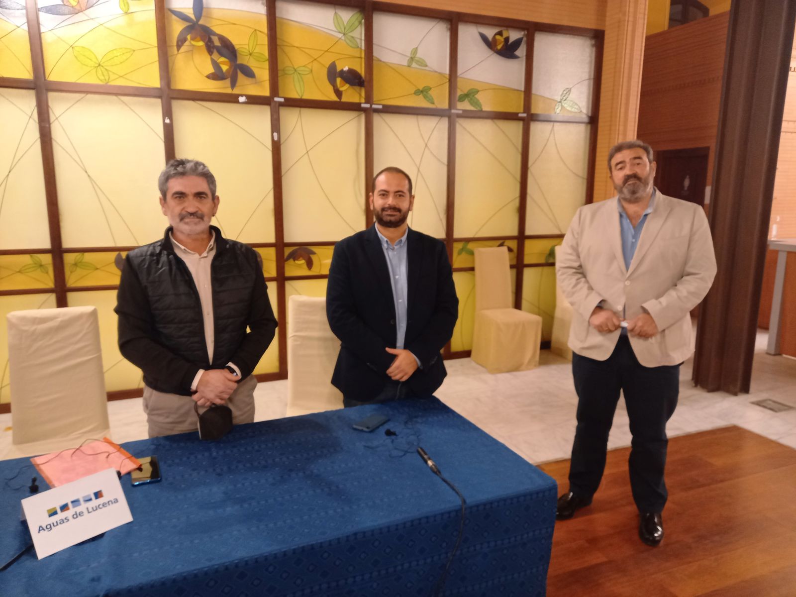 Intervinientes en el encuentro celebrado en Puente Genil.