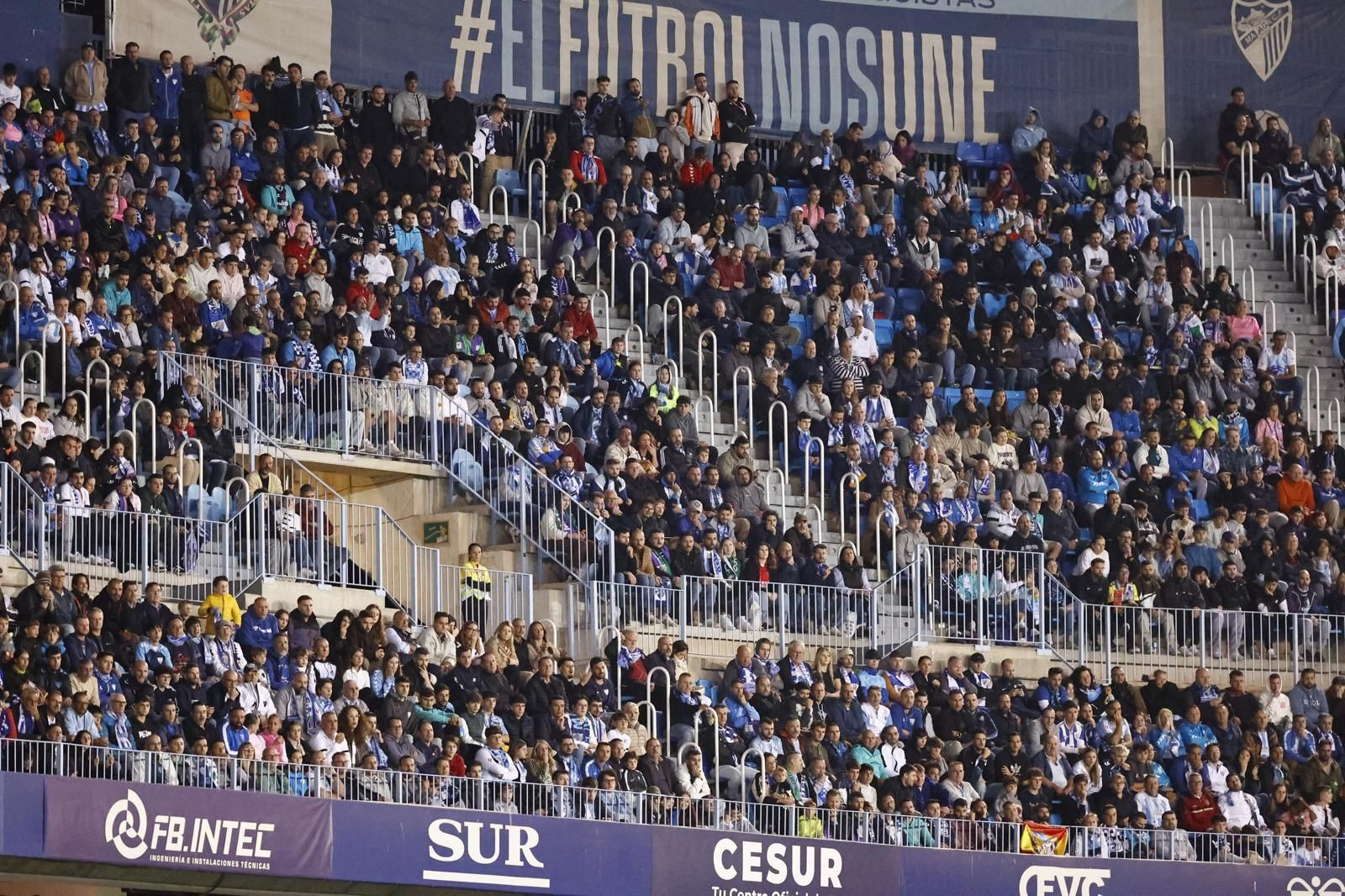 Búscate en las gradas de La Rosaleda en el Málaga CF-Córdoba
