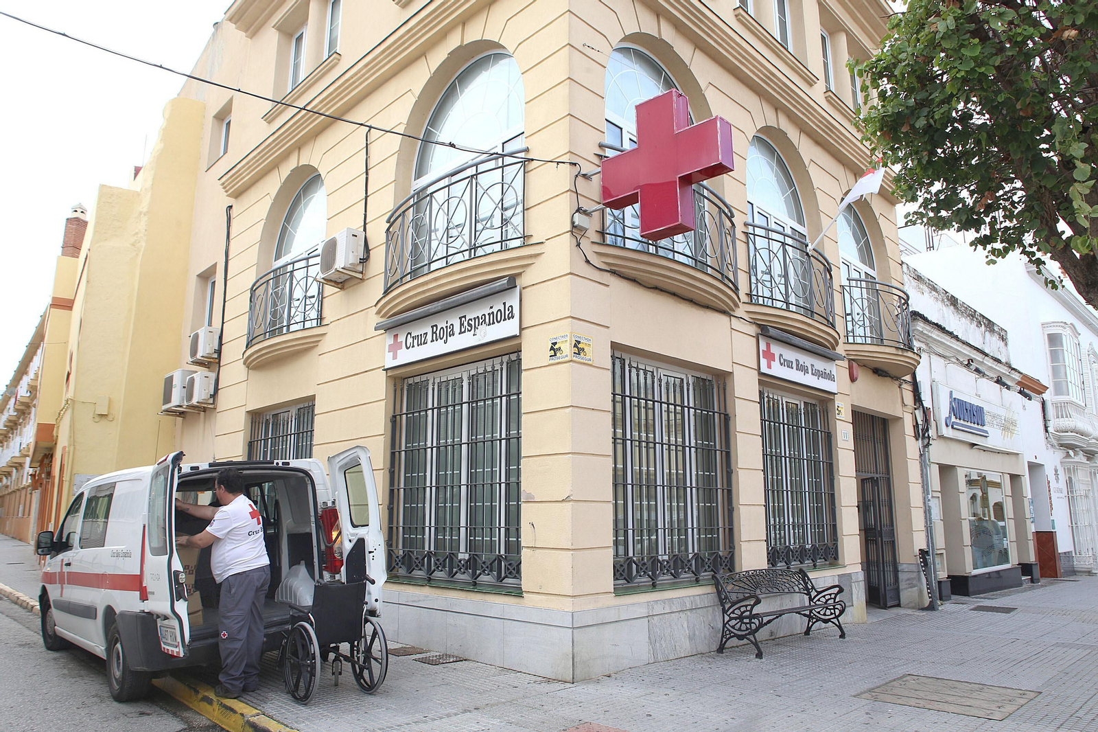 Sede de Cruz Roja en la ciudad, donde se tramitan las inscripciones para estos cursos.
