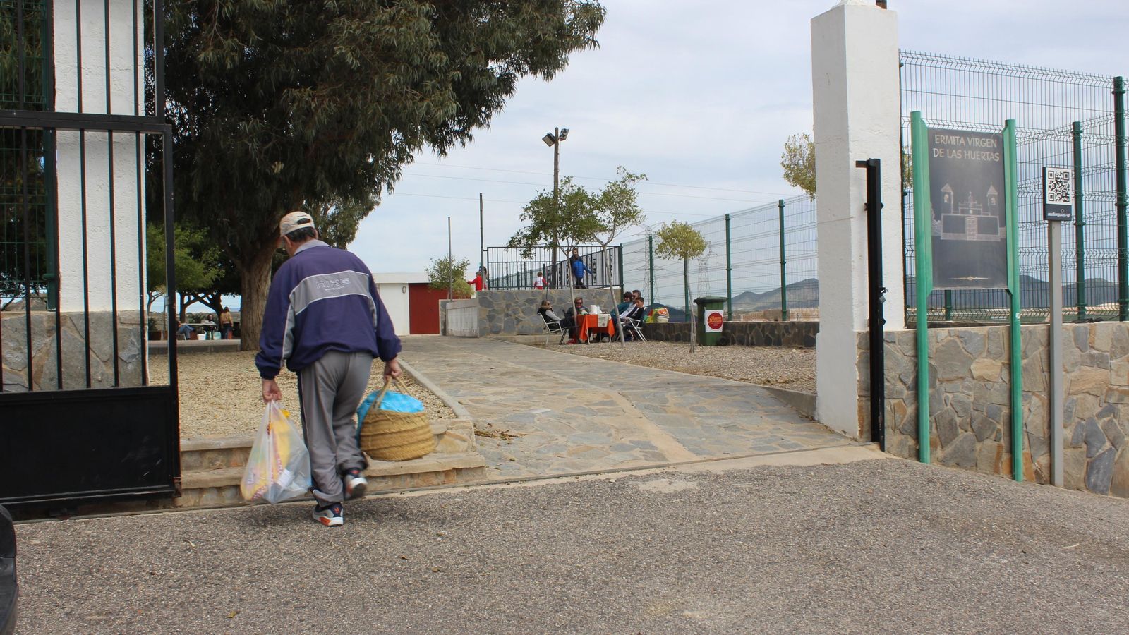 La ermita de la Virgen de las Huertas, en Vera, es uno de los lugares tradicionales para celebrar la Vieja.