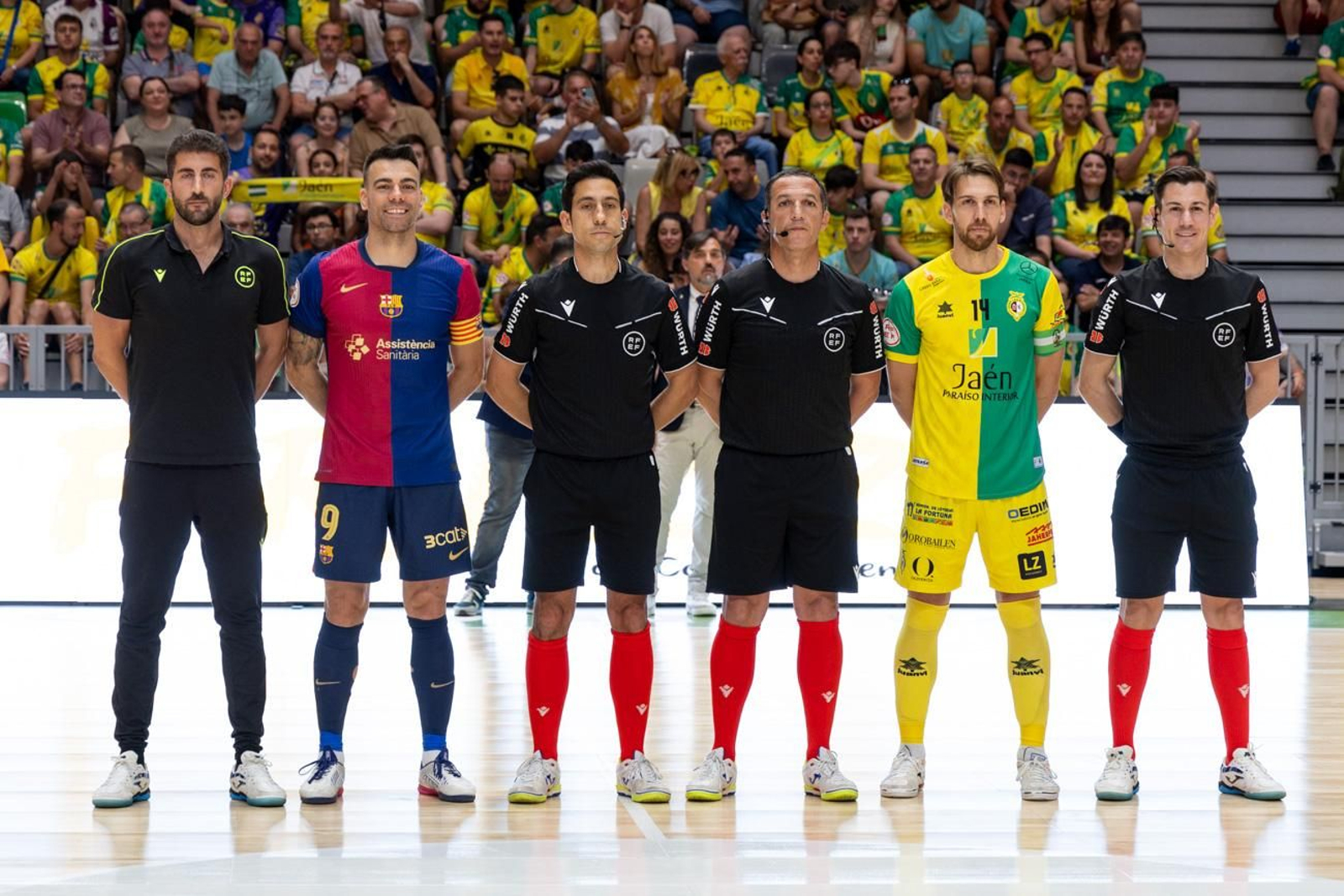 El triunfo del Barça ante el Jaén FS en el Olivo Arena