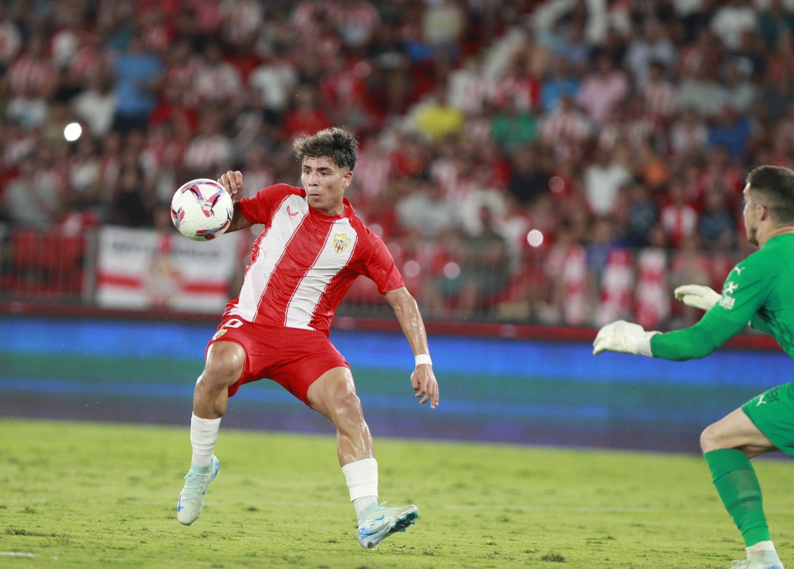 El partido U.D. Almería-Sporting de Gijón, en imágenes