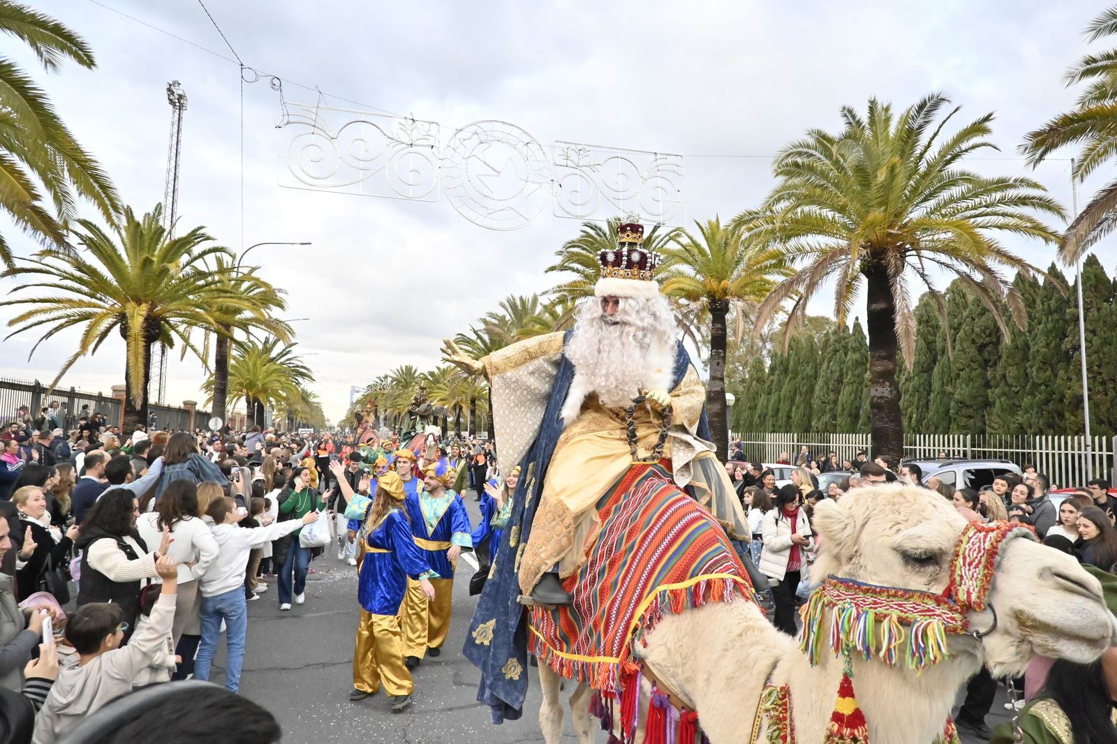 Las mejores fotografías de la llegada de los Reyes Magos a Huelva